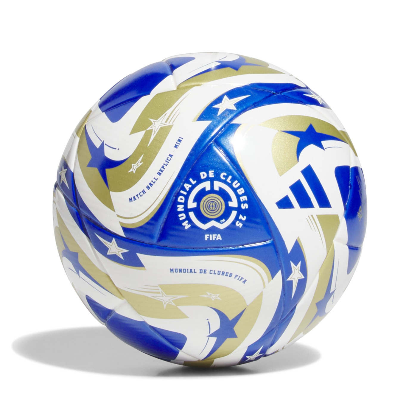 adidas FIFA Club World Cup Final Mini Ballon de Foot Taille 1 Blanc Bleu Doré