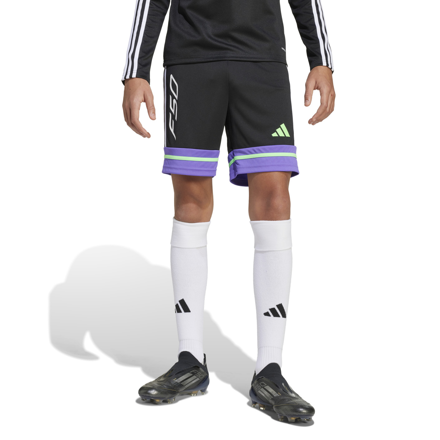 adidas F50 Broekje Kids Zwart Paars