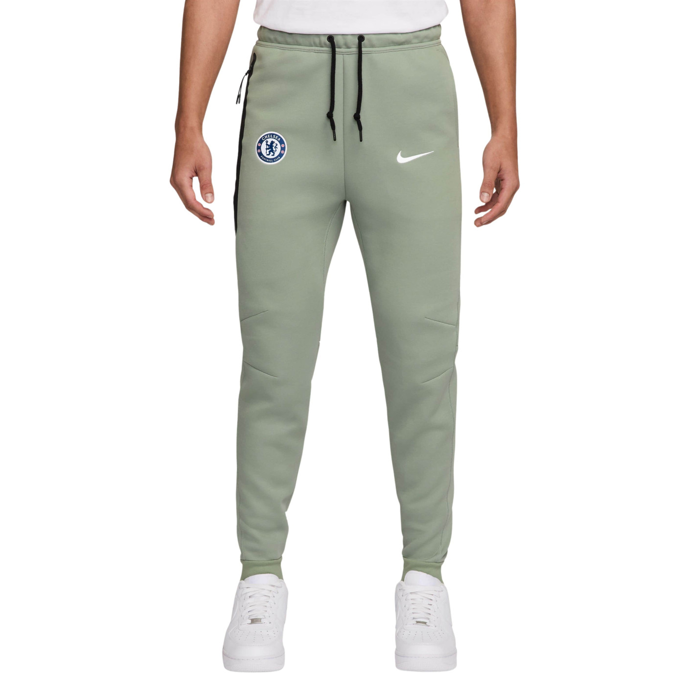 Nike Chelsea Tech Fleece Joggingbroek 2025-2026 Lichtgroen Groen