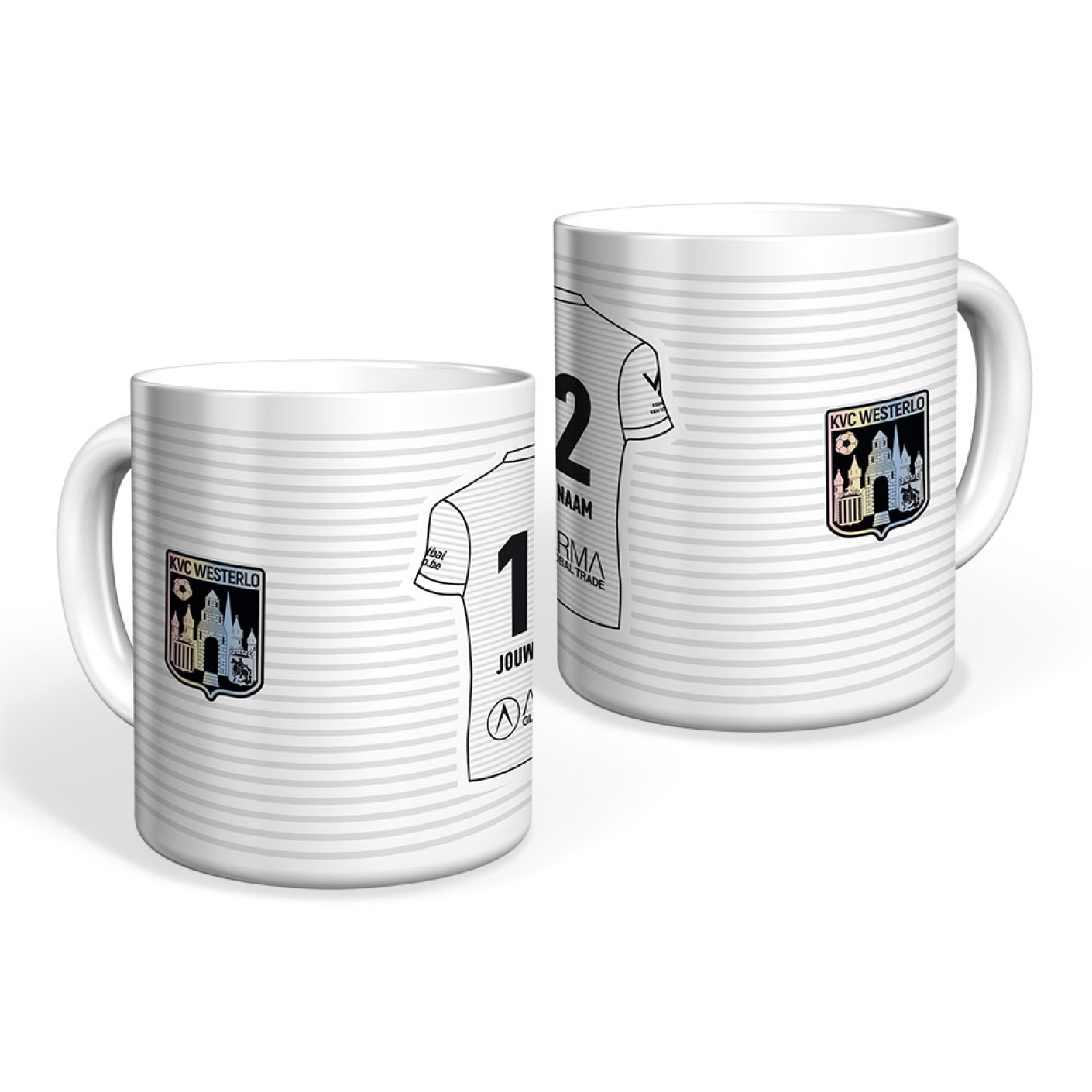 Tasse KVC Westerlo 3ème chemise 2025-2026 personnalisée