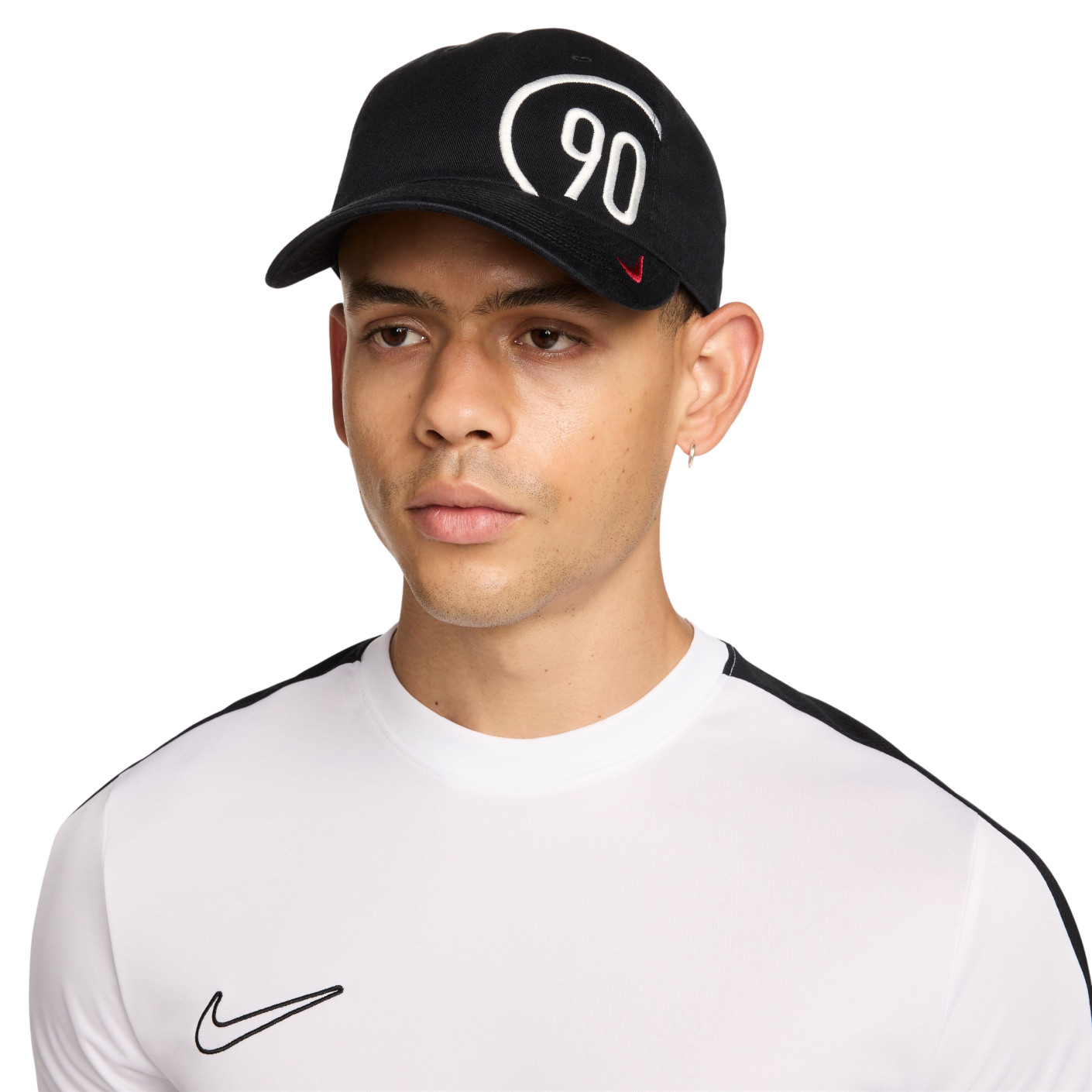 Nike Club Total 90 Pet Zwart Wit Rood