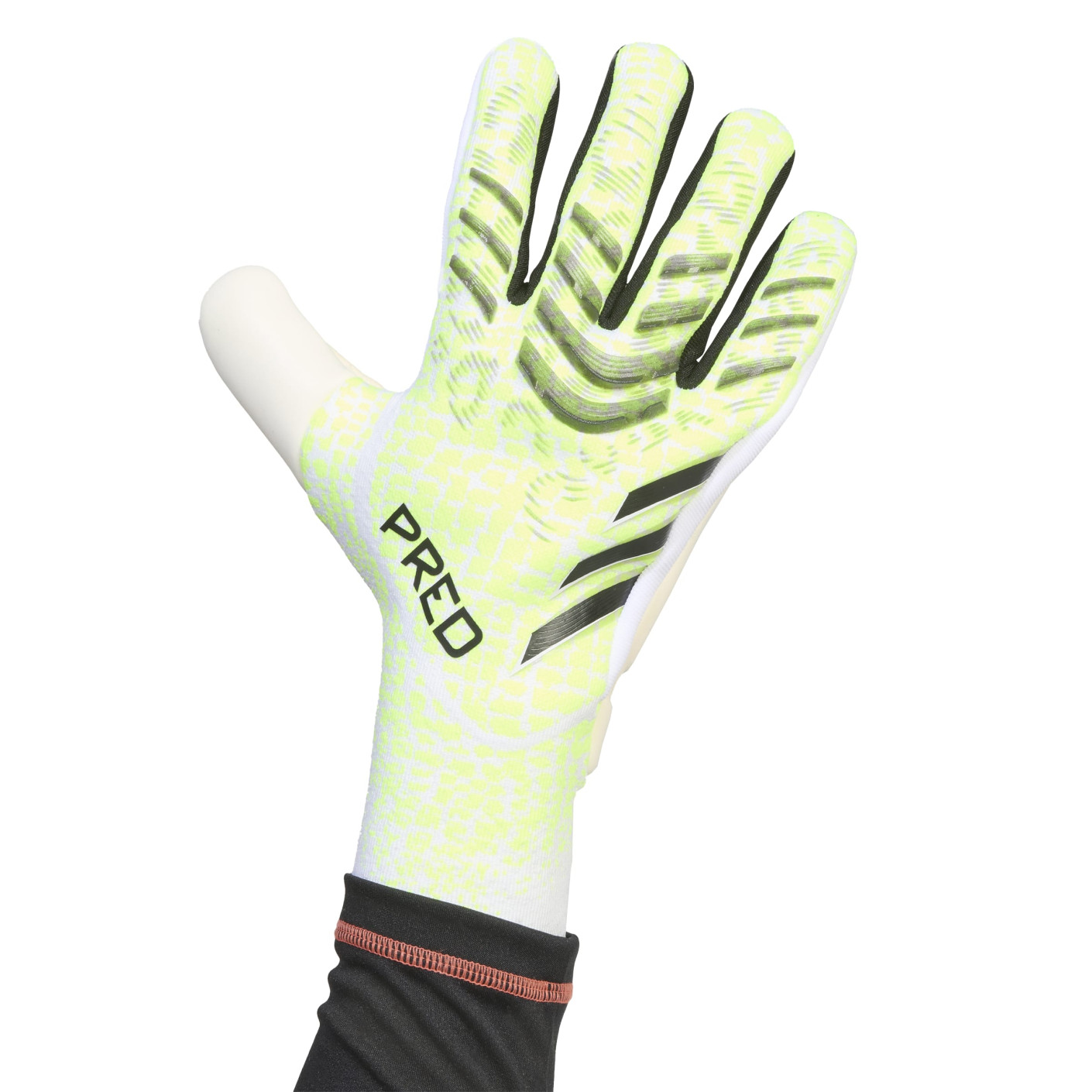 adidas Predator Pro PC Gants de Gardien de But Néon Jaune Blanc Noir