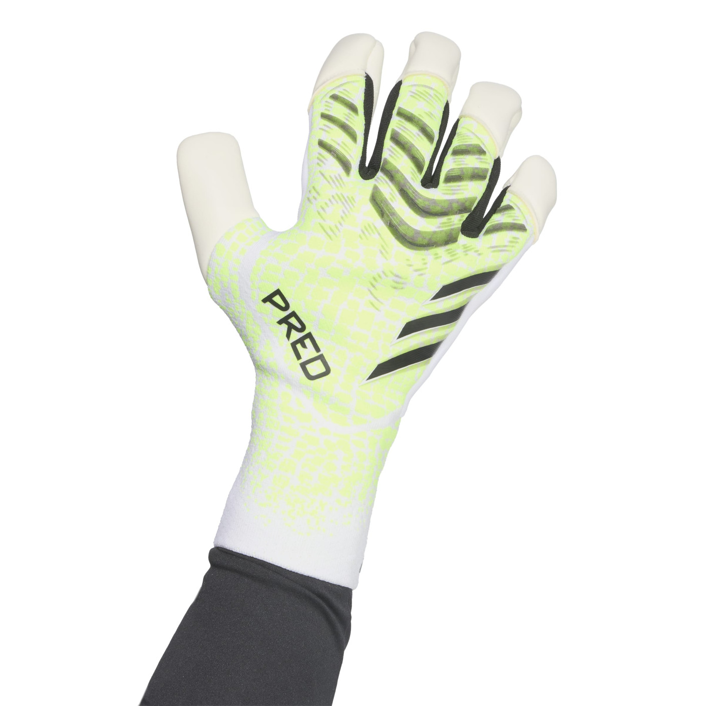 adidas Predator Pro Hybrid Keepershandschoenen Neongeel Wit Zwart