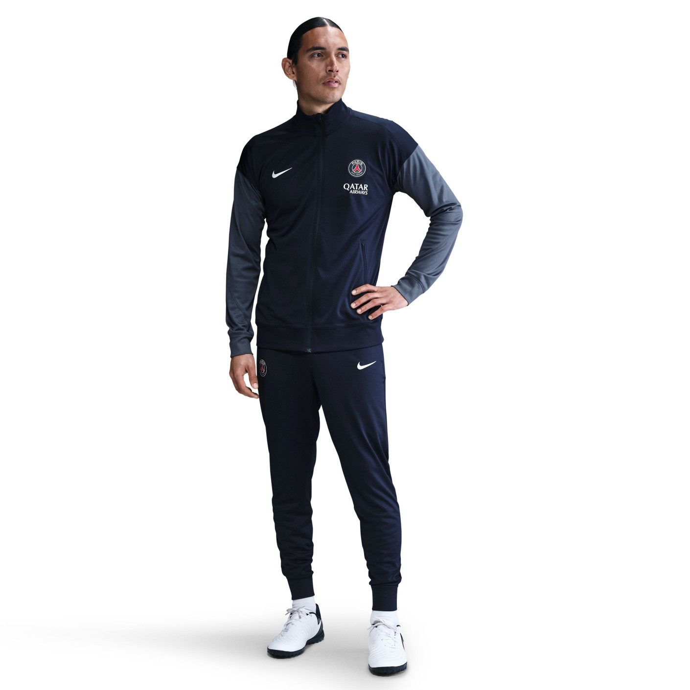 Nike Paris Saint-Germain Strike Trainingspak Full-Zip 2025-2026 Donkerblauw Wit
