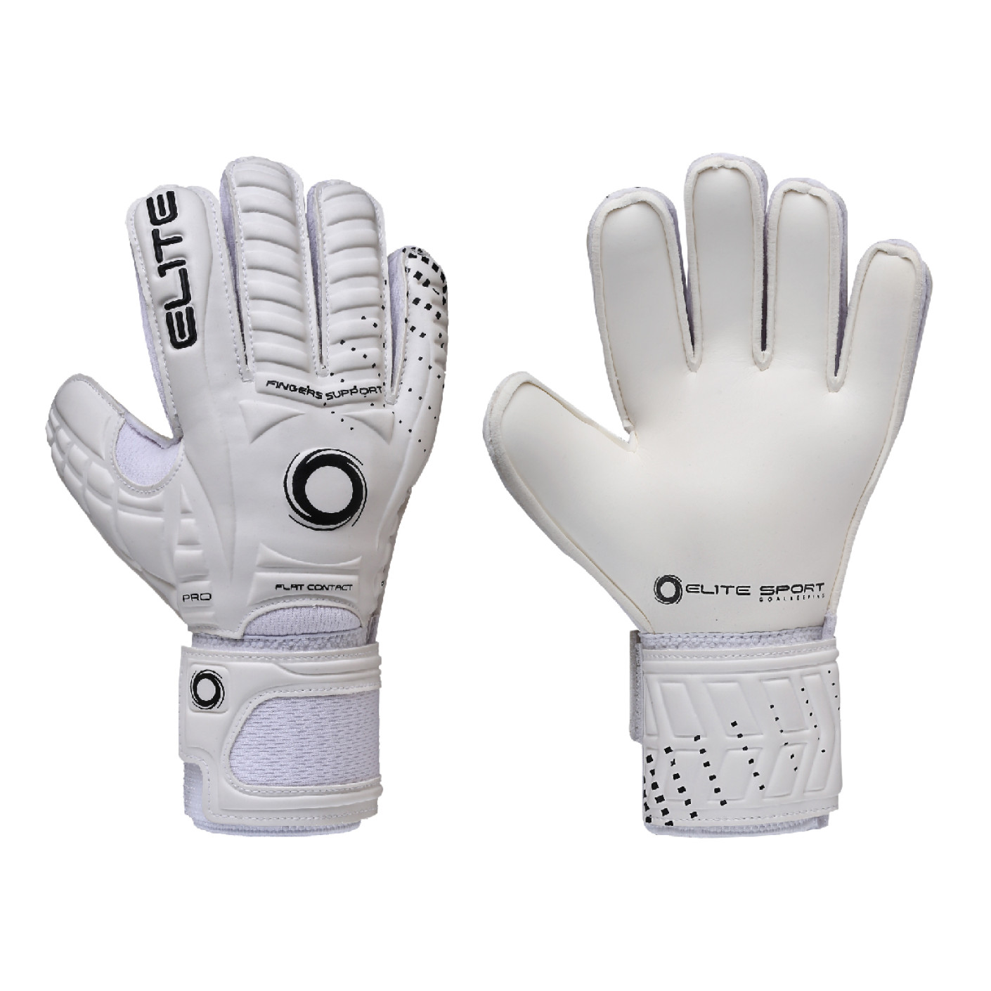 Elite Sport Warrior Gants de Gardien de But Enfants Blanc Noir