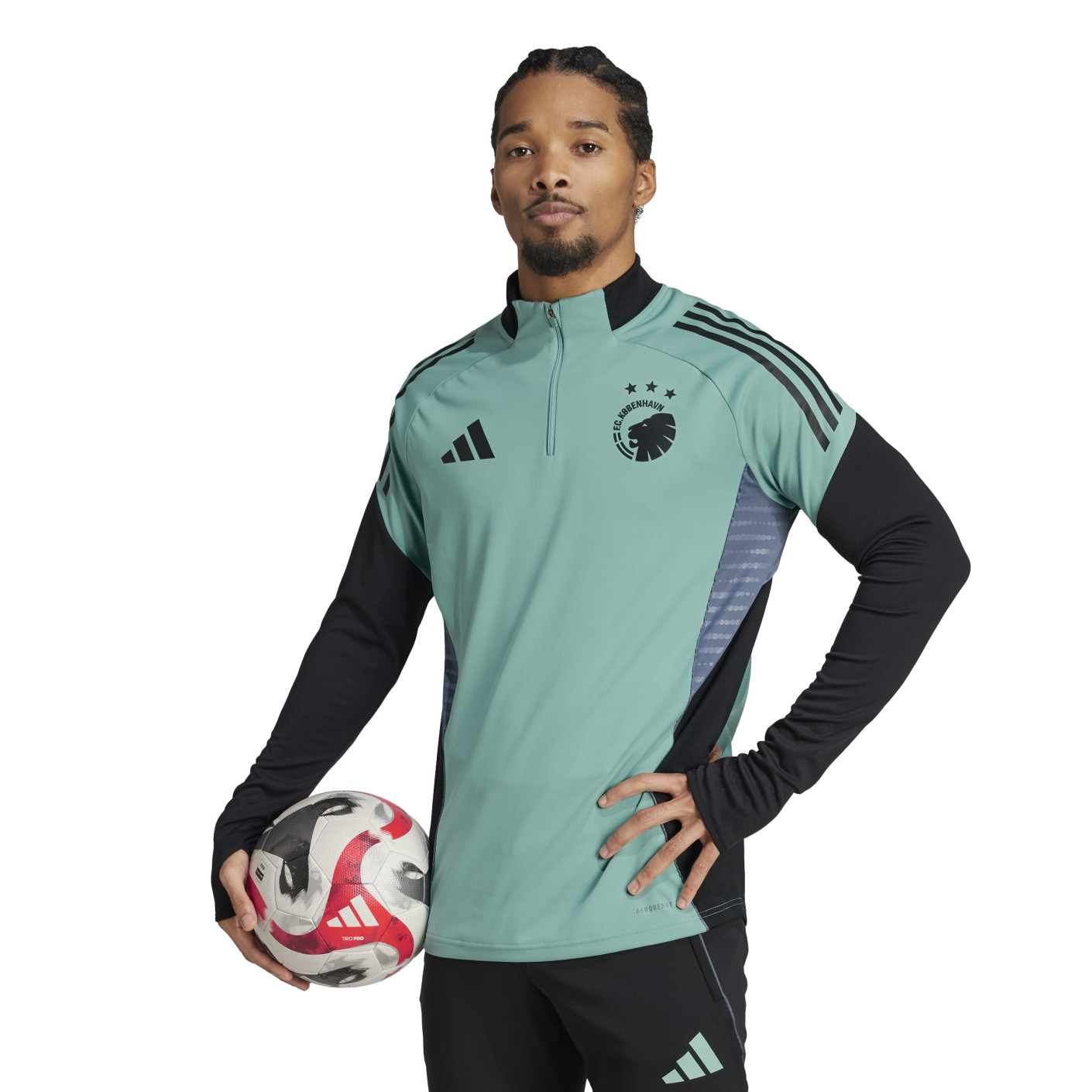 adidas Copenhague Haut d'Entraînement 1/4-Zip 2025-2026 Bleu Noir