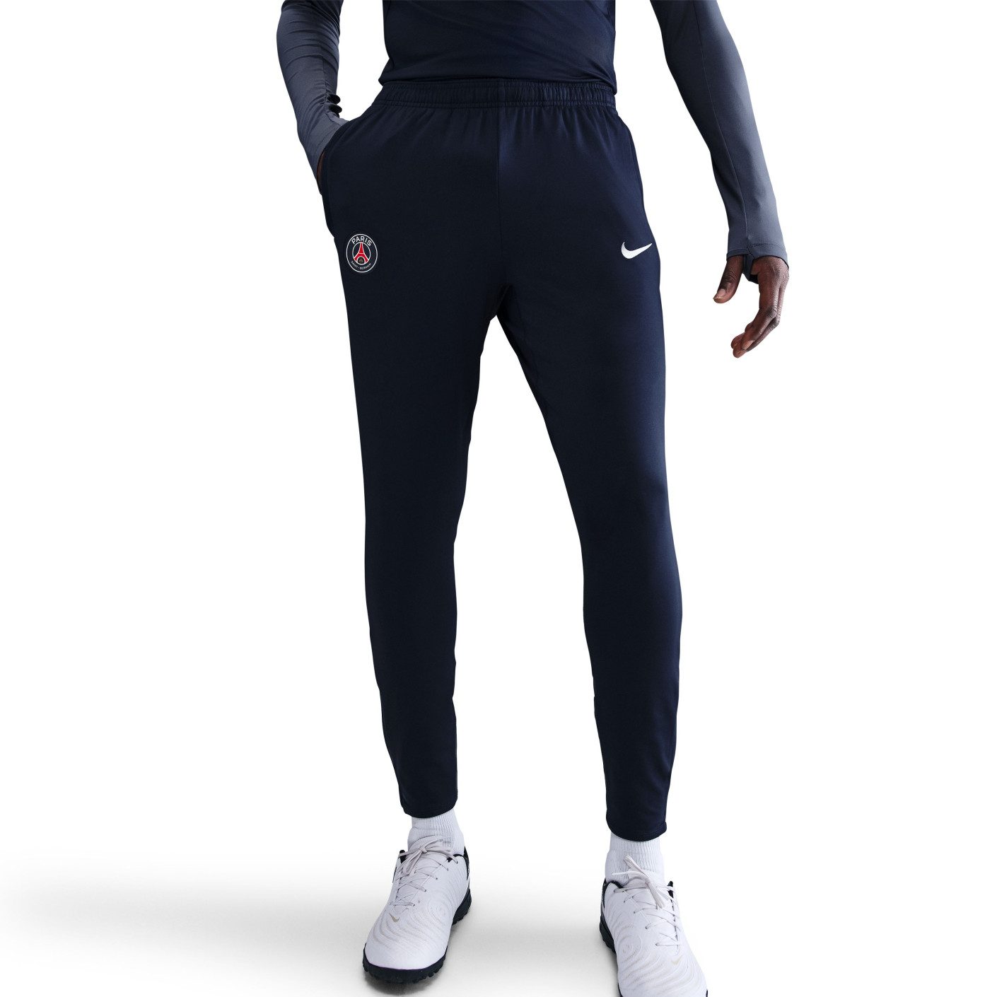 Nike Paris Saint-Germain Strike Pantalon d'Entraînement 2025-2026 Bleu Foncé Blanc