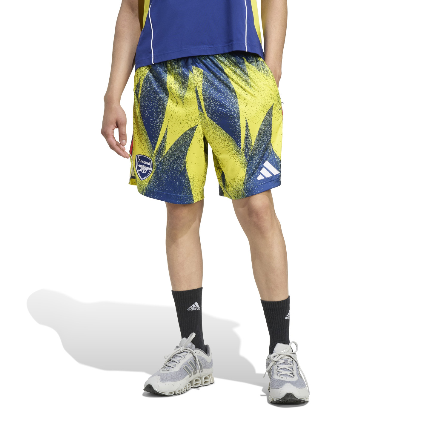 adidas Arsenal Urban Purist Short 2025-2026 Bleu Foncé Jaune Rouge Blanc