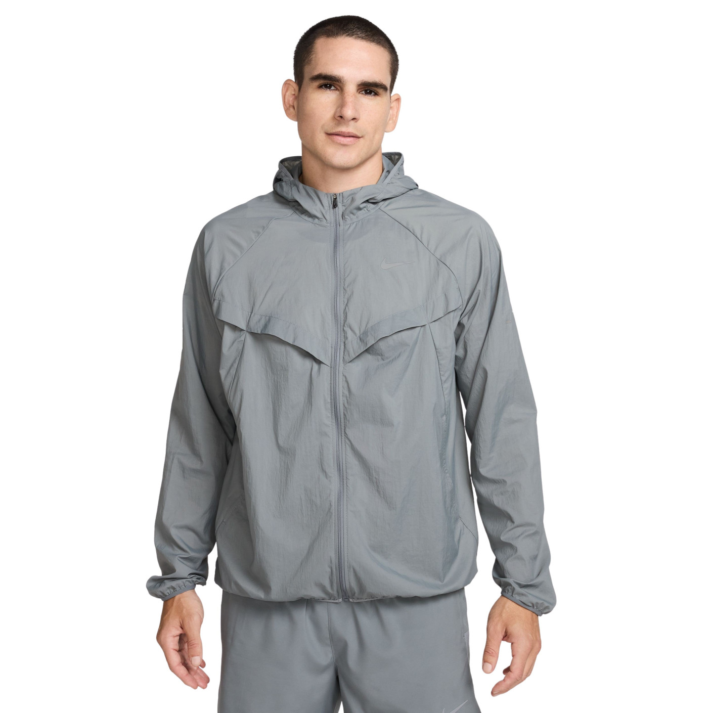 Nike Stride Repel Jack Grijs Zilver