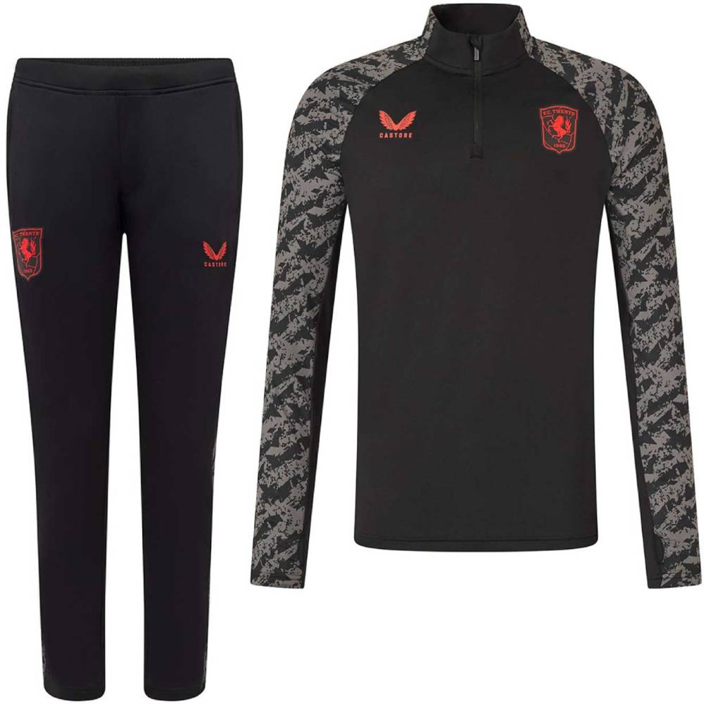 Survêtement Castore FC Twente 1/4-Zip 2025-2026 noir