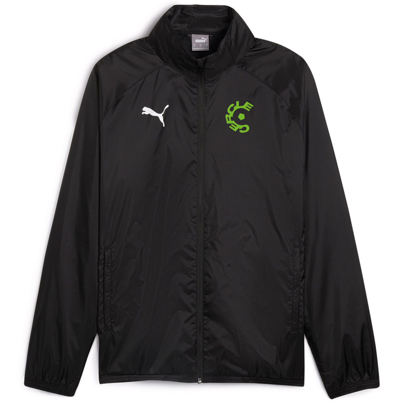 Cercle Brugge Academie Regenjack Zwart Wit Staff