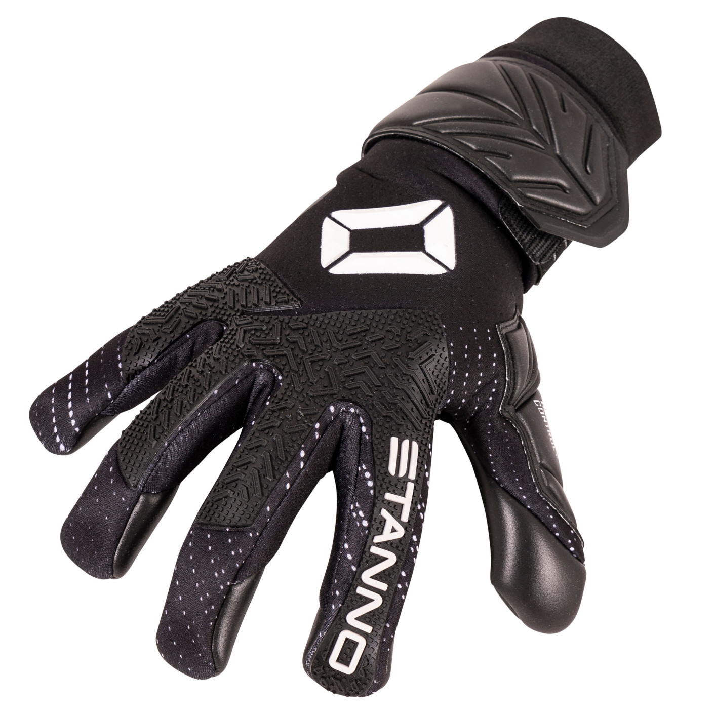 Stanno Hardground RFH VI Keepershandschoenen Zwart Wit