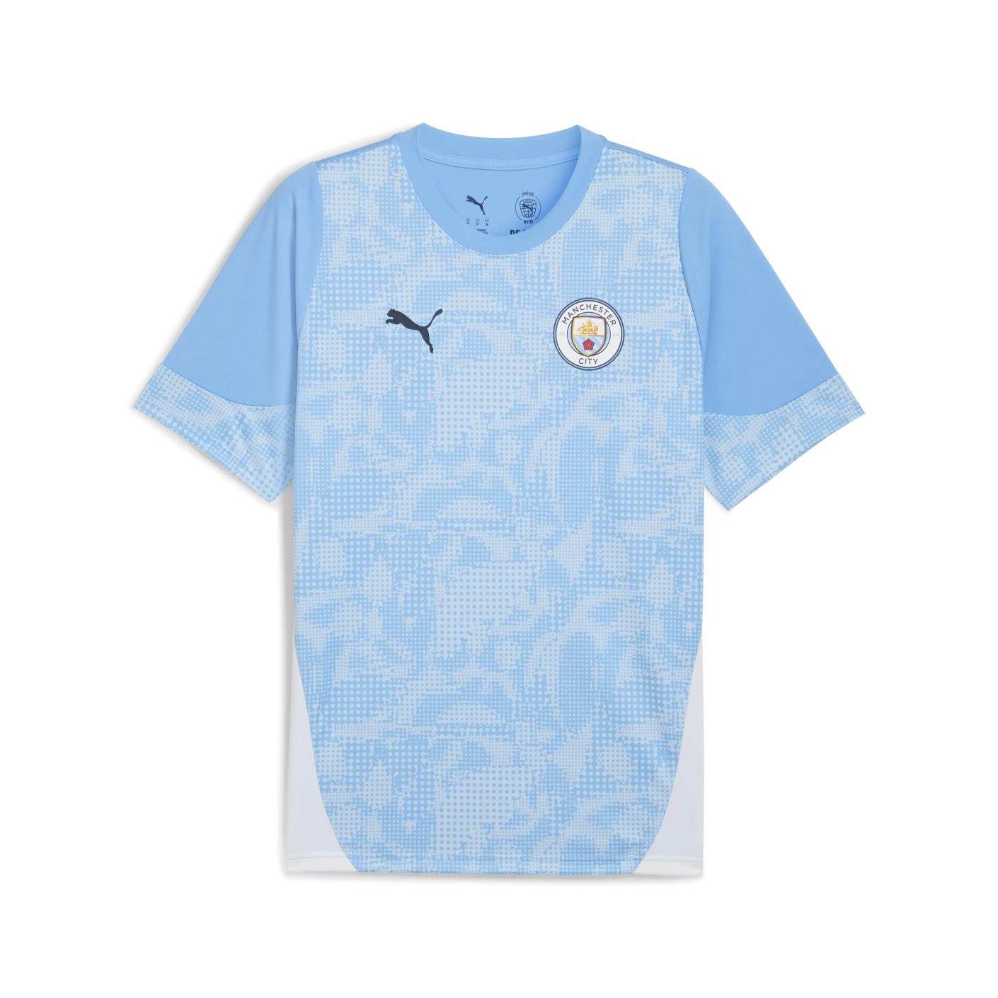PUMA Manchester City Maillot d'Entraînement 2025-2026 Enfants Bleu Clair Blanc
