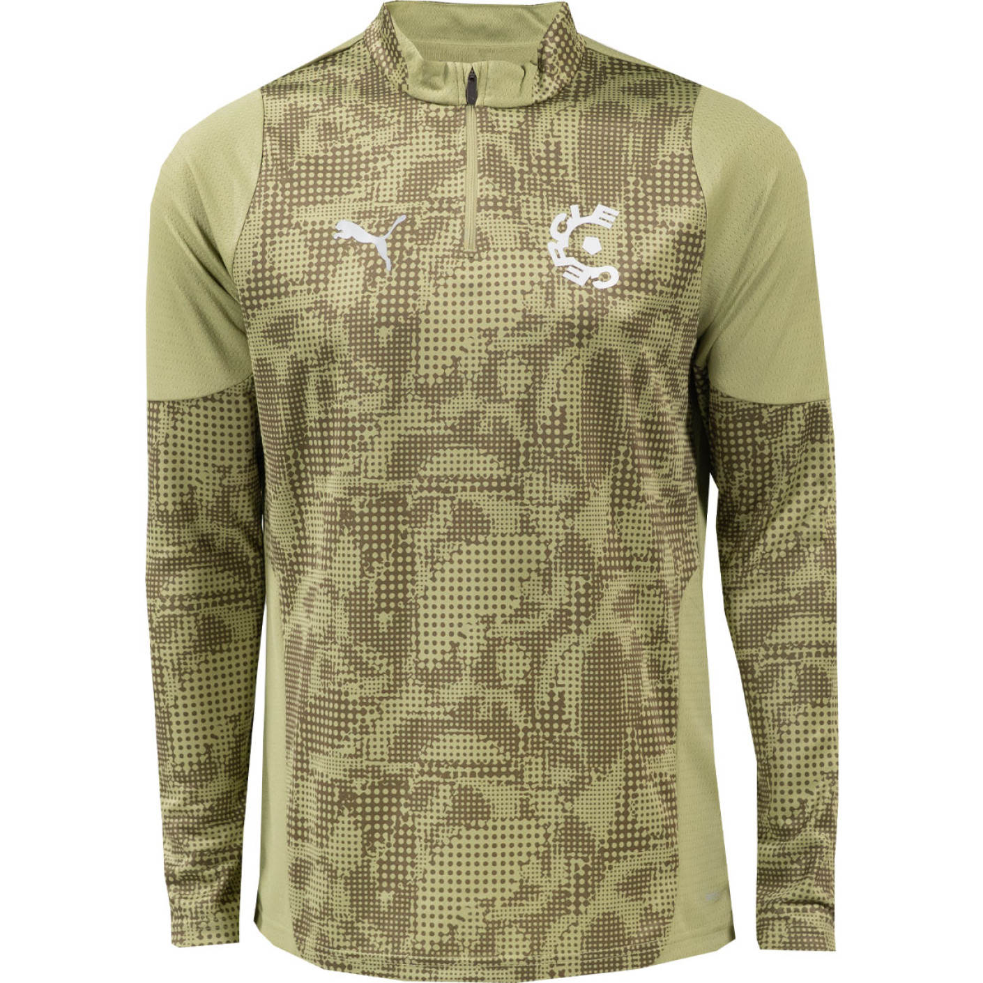 PUMA Cercle Bruges Haut d'Entraînement 1/4-Zip 2025-2026 Vert