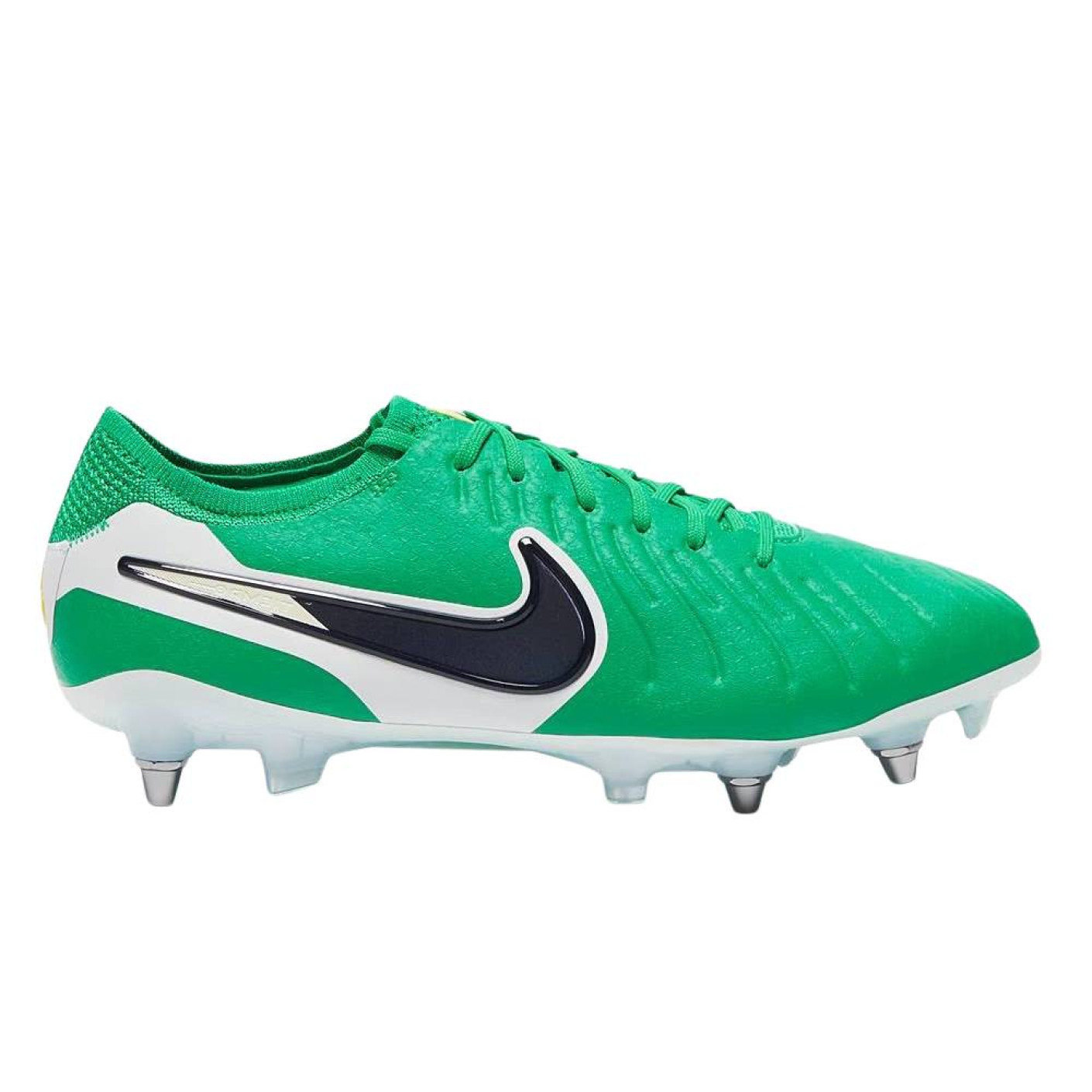 Nike Tiempo Legend 10 Elite IJzeren-Nop Voetbalschoenen (SG) Pro Player Groen Wit Blauw