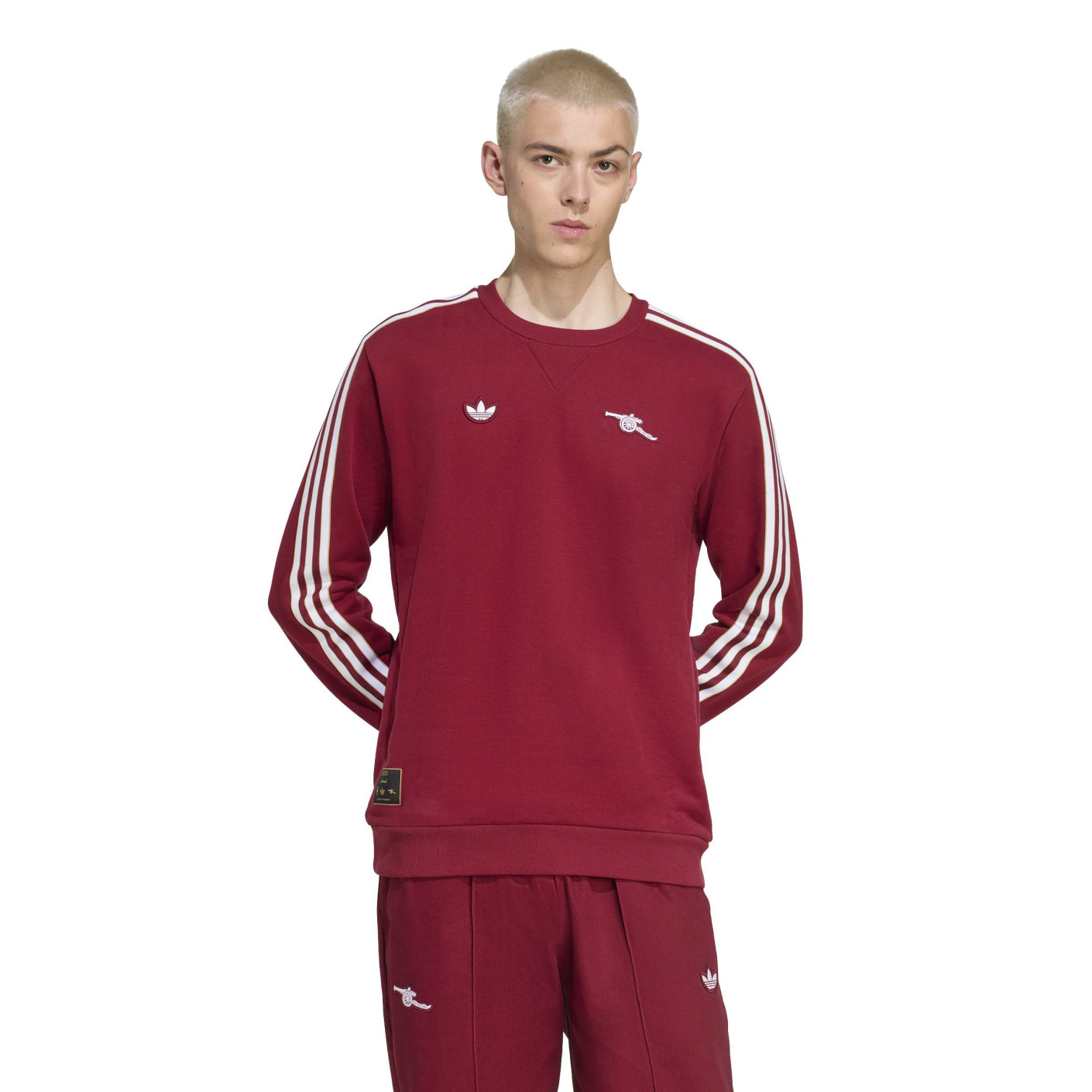 adidas Arsenal Terrace Icons Sweat-Shirt Rouge Blanc