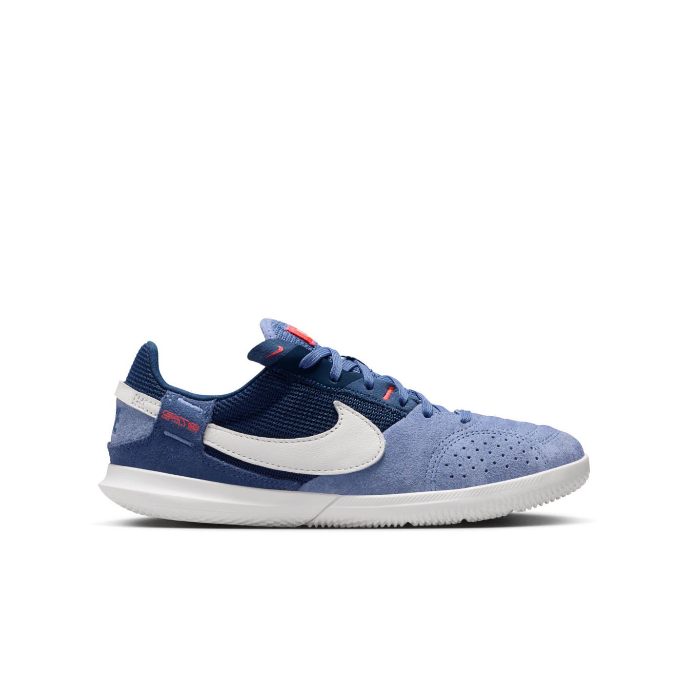 Nike Streetgato Chaussures de Foot Enfants Bleu Bleu Foncé Orange Vif