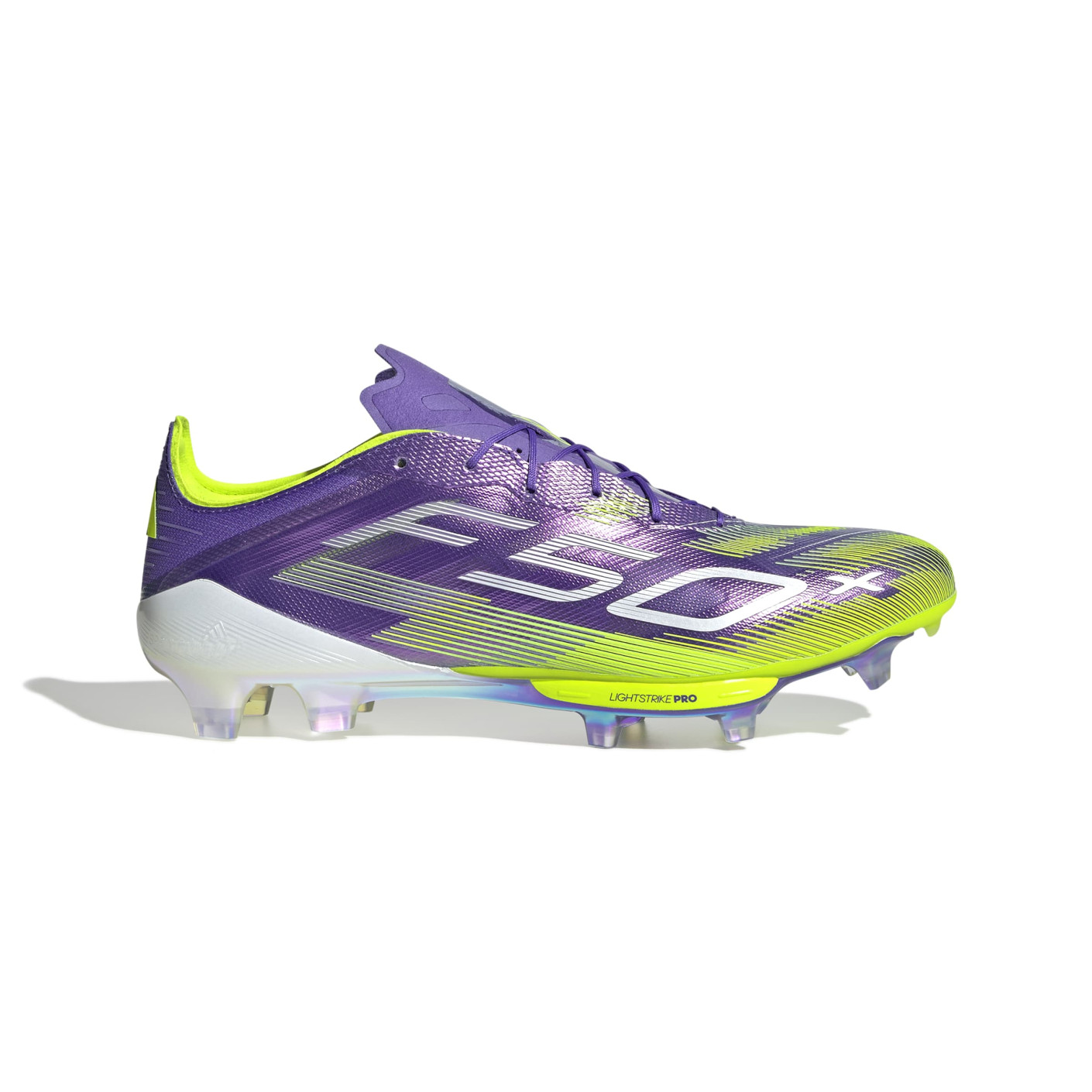 adidas F50+ Gras Voetbalschoenen (FG) Paars Wit Neongeel