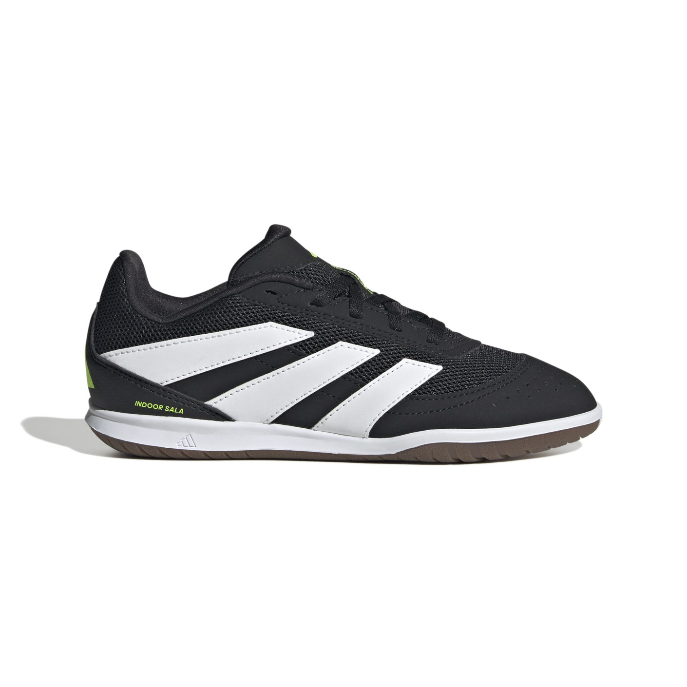 adidas Predator Club Sala Chaussures de Foot en Salle (IN) Enfants Noir Blanc Néon Jaune