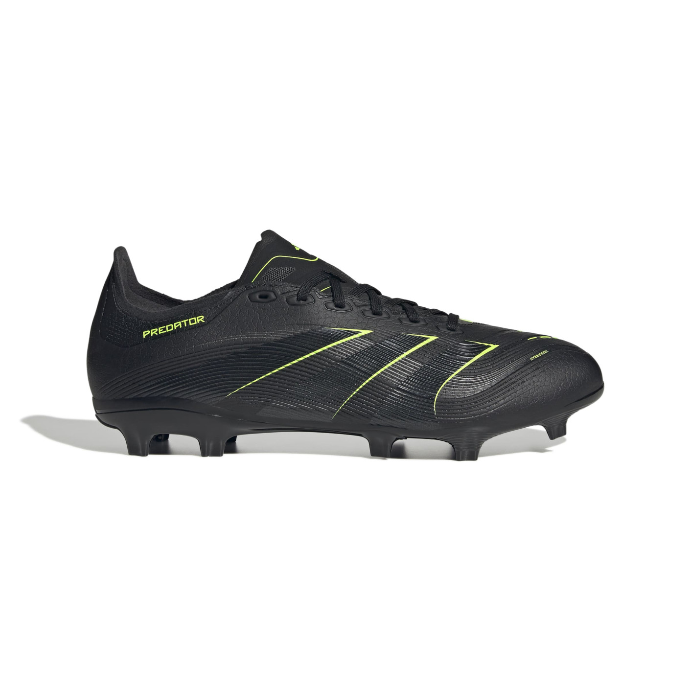 adidas Predator League Gras / Kunstgras Voetbalschoenen (MG) Zwart Donkergrijs Neongeel