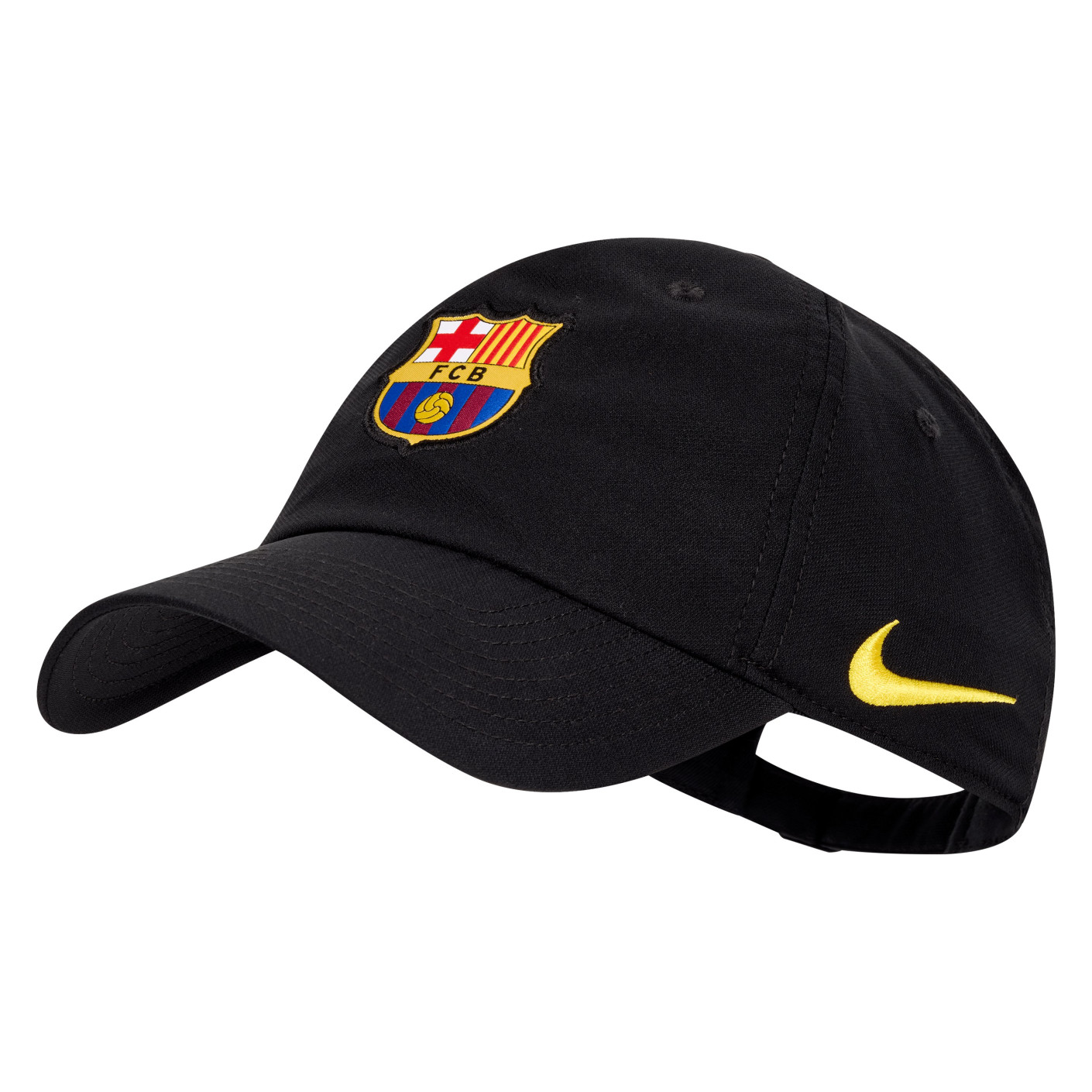 Nike FC Barcelona Club Pet 2025-2026 Zwart Geel