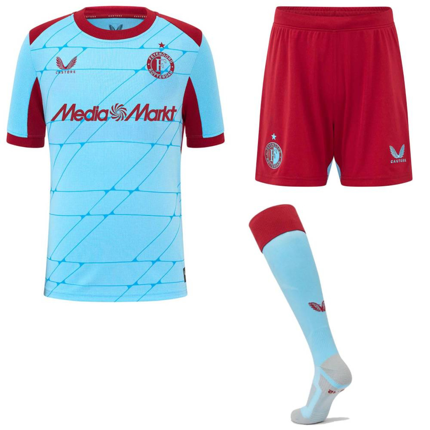 Castore Feyenoord 3e Tenue 2025-2026 Kids