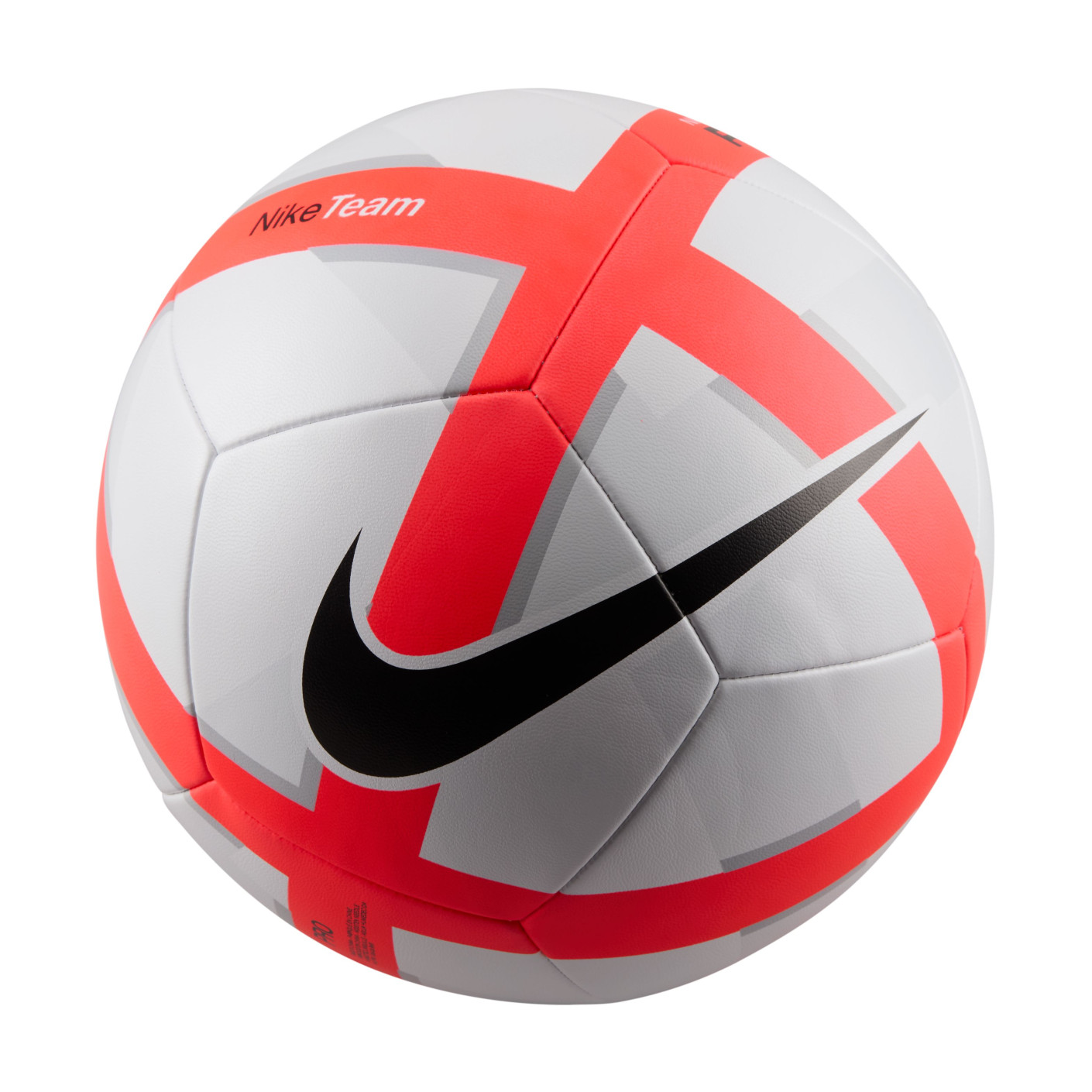 Nike Team Futsal Ballon de Foot Taille 5 Blanc Rouge Vif Noir