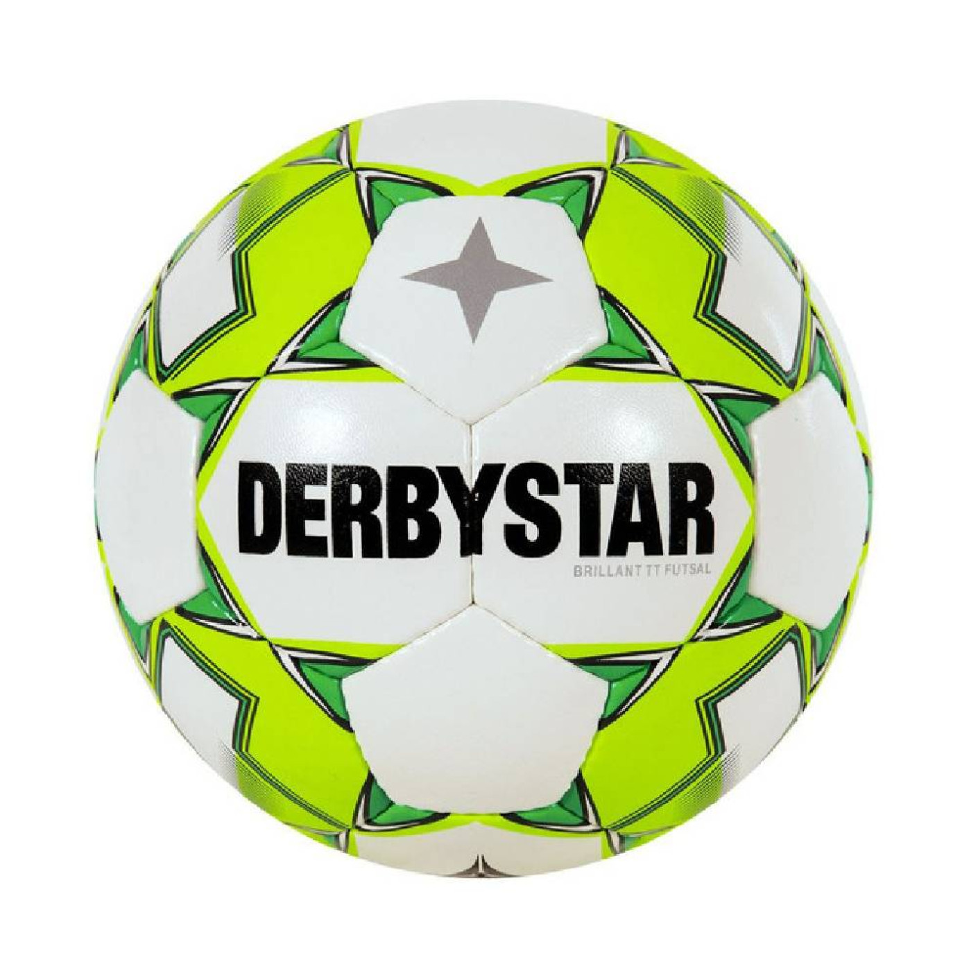 Ballon de football en salle Derbystar Brillant TT, taille 4, blanc