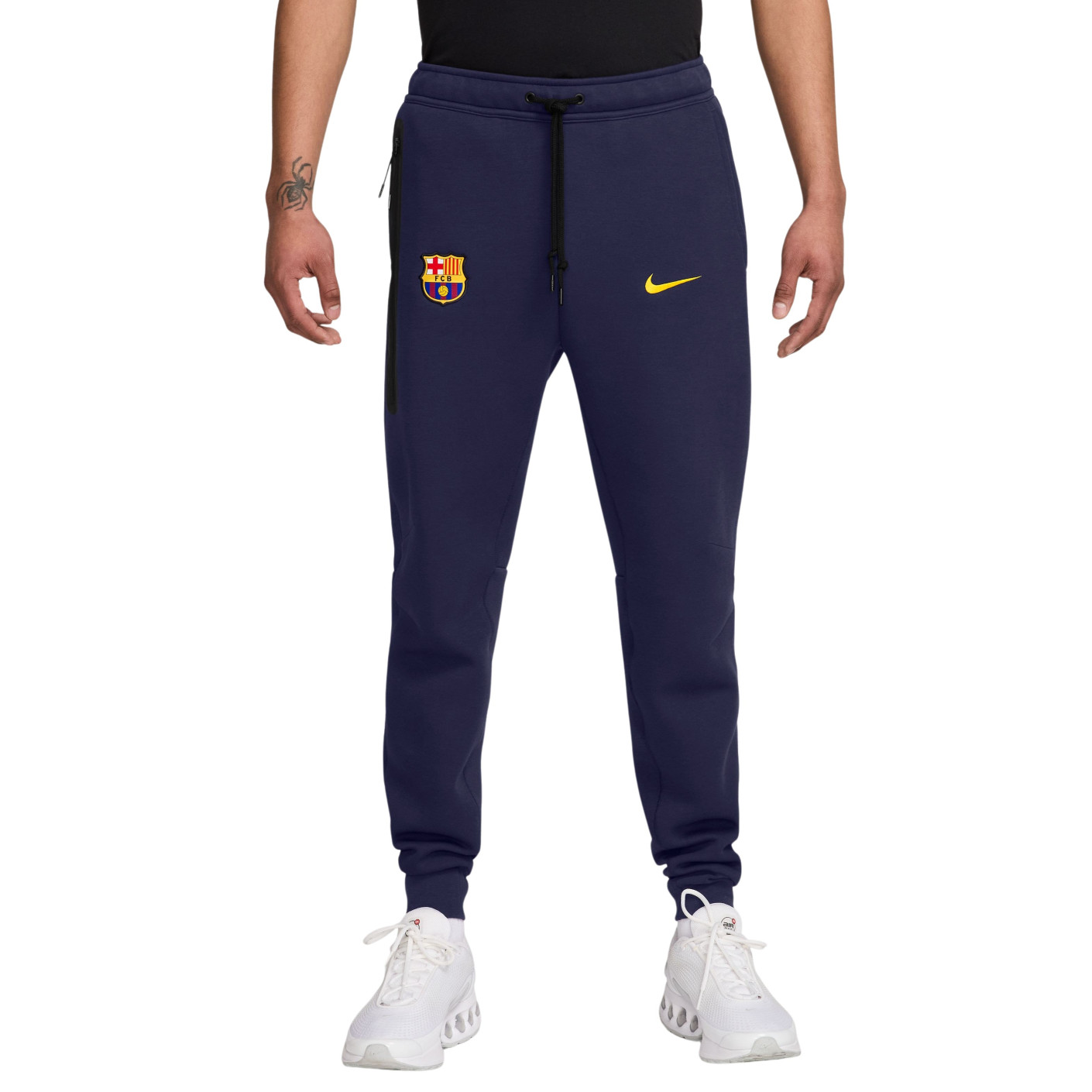 Joggingbroek Dames Slim Fit Warm Casual Sportbroek Hoog Getailleerde Elastische Trainingsbroek Vrijetijdsbroek Joggingbroek Met Zakken legging (Color : Noir, Size : M