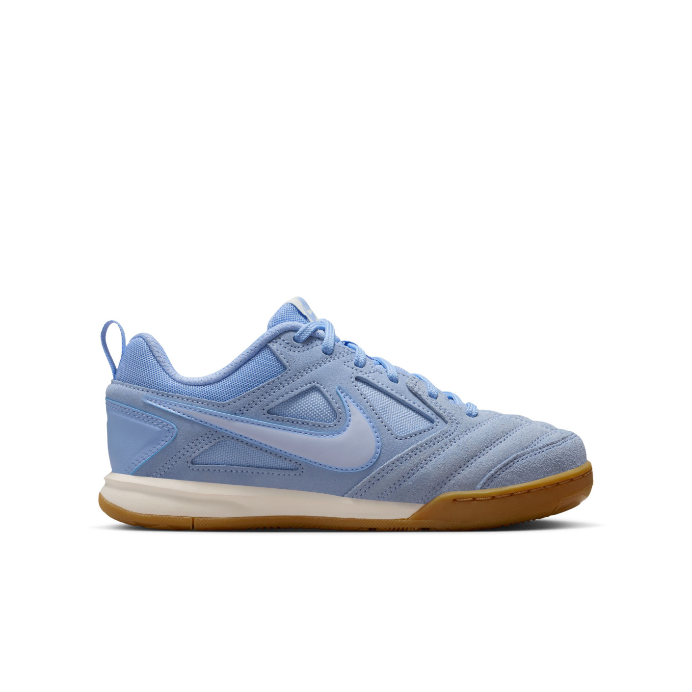 Nike Gato Chaussures de Foot en Salle (IN) Enfants Bleu Blanc Marron