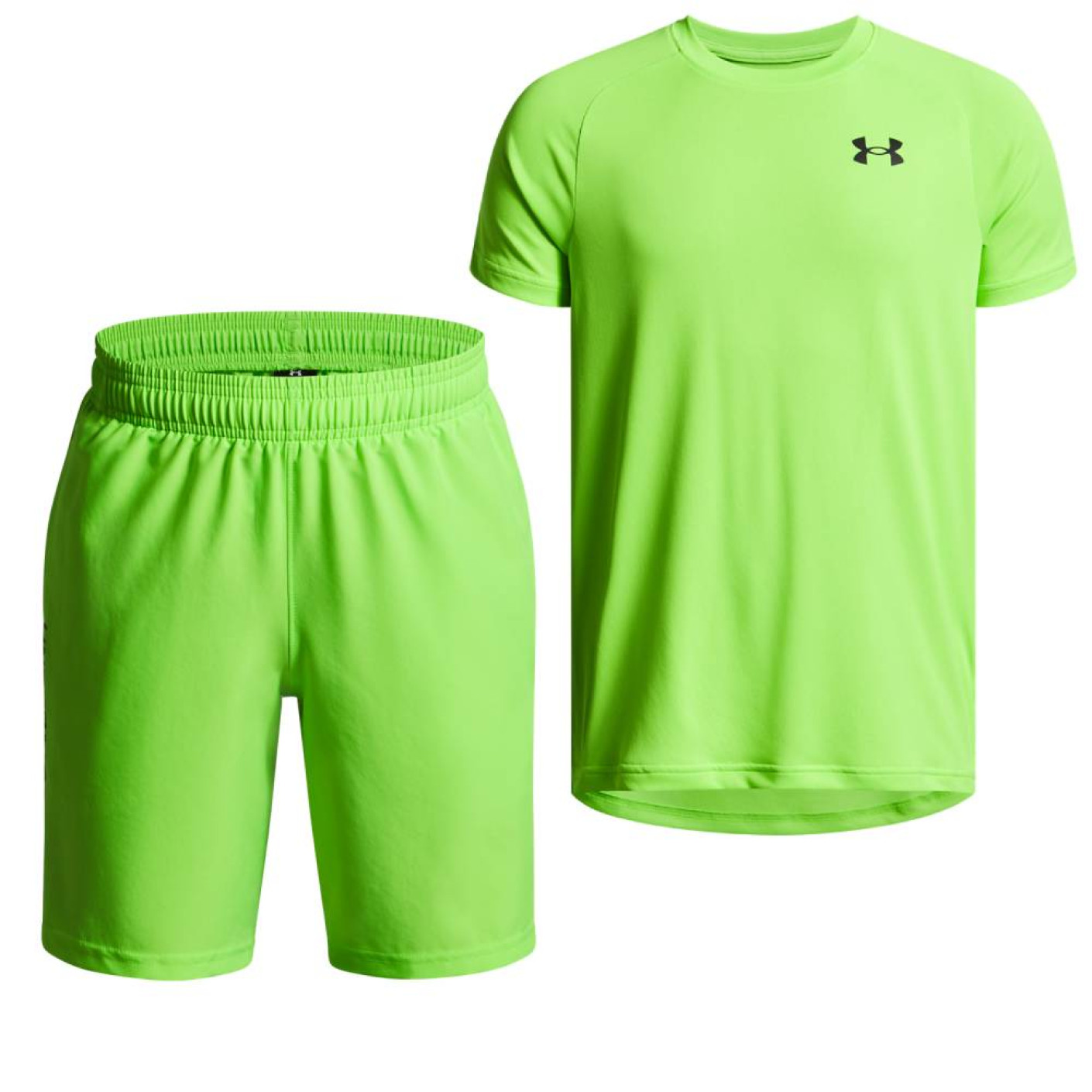 Kit d'entraînement Under Armour Tech 2.0 pour Enfants, vert clair, noir