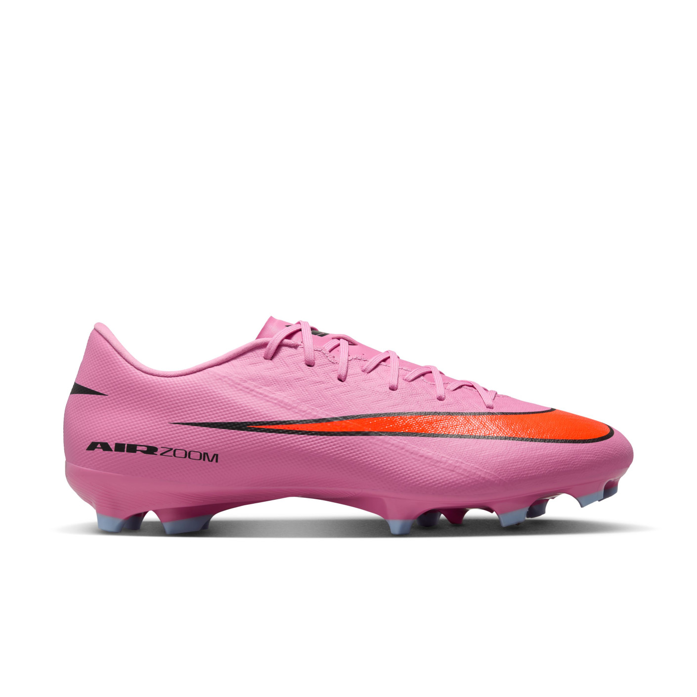 Nike Zoom Mercurial Vapor 16 Academy Gras / Kunstgras Voetbalschoenen (MG) Roze Felrood Lichtblauw