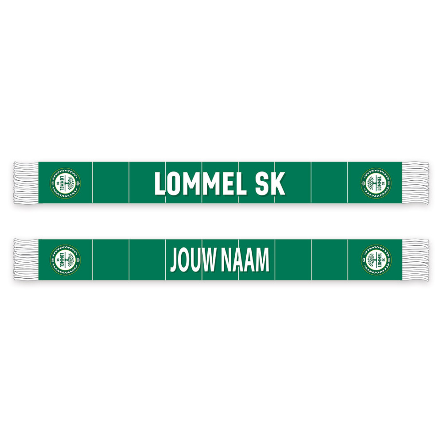 Lommel SK Sjaal Thuisshirt  2025-2026 Gepersonaliseerd