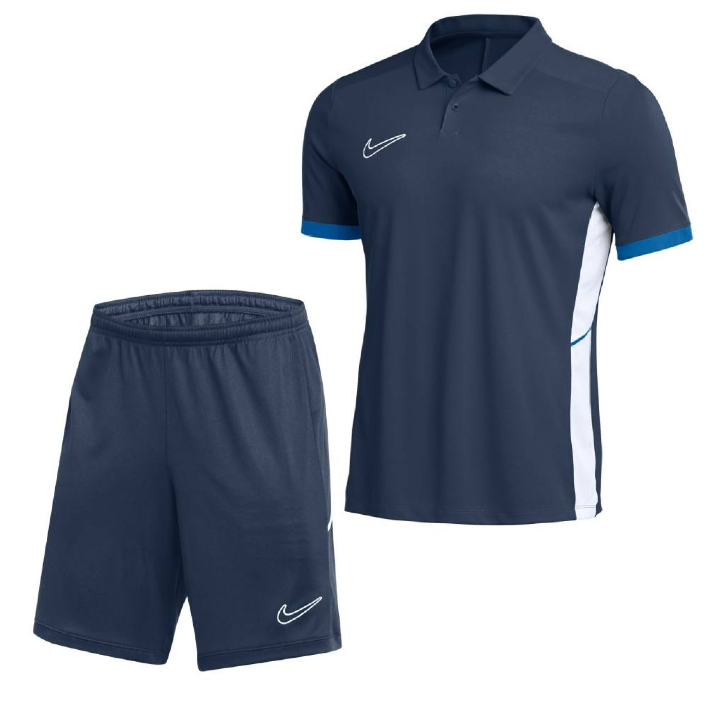 Ensemble d'entraînement Nike Academy 25 Polo pour Enfants, bleu foncé