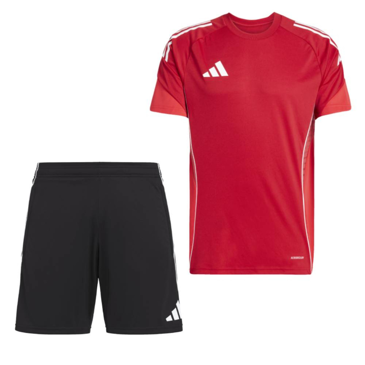 adidas Tiro 25 Competition Trainingsset Rood Zwart Grijs