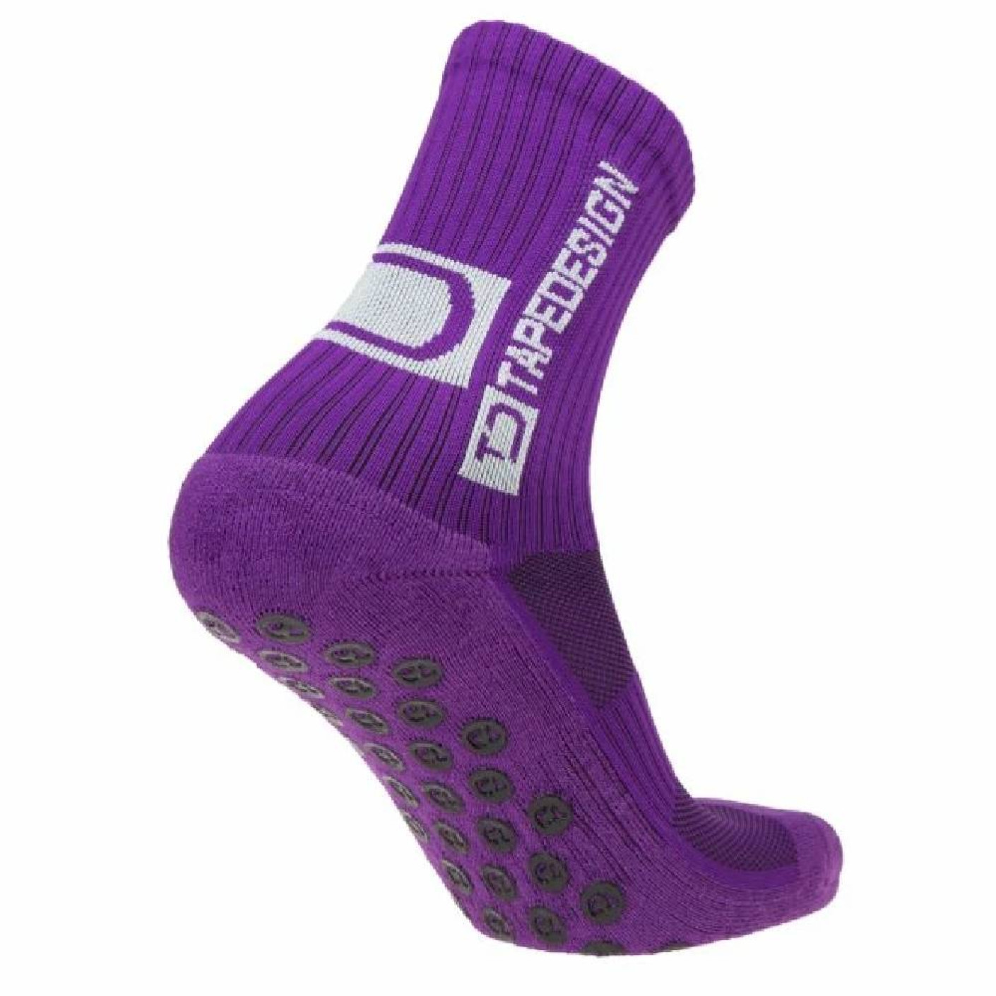 Tapedesign Classic Chaussettes Antidérapantes Mauve Blanc