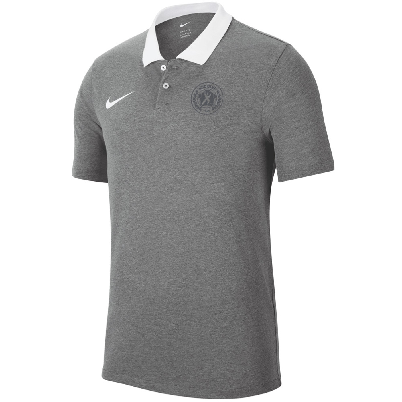 OLVE Polo Heren Grijs