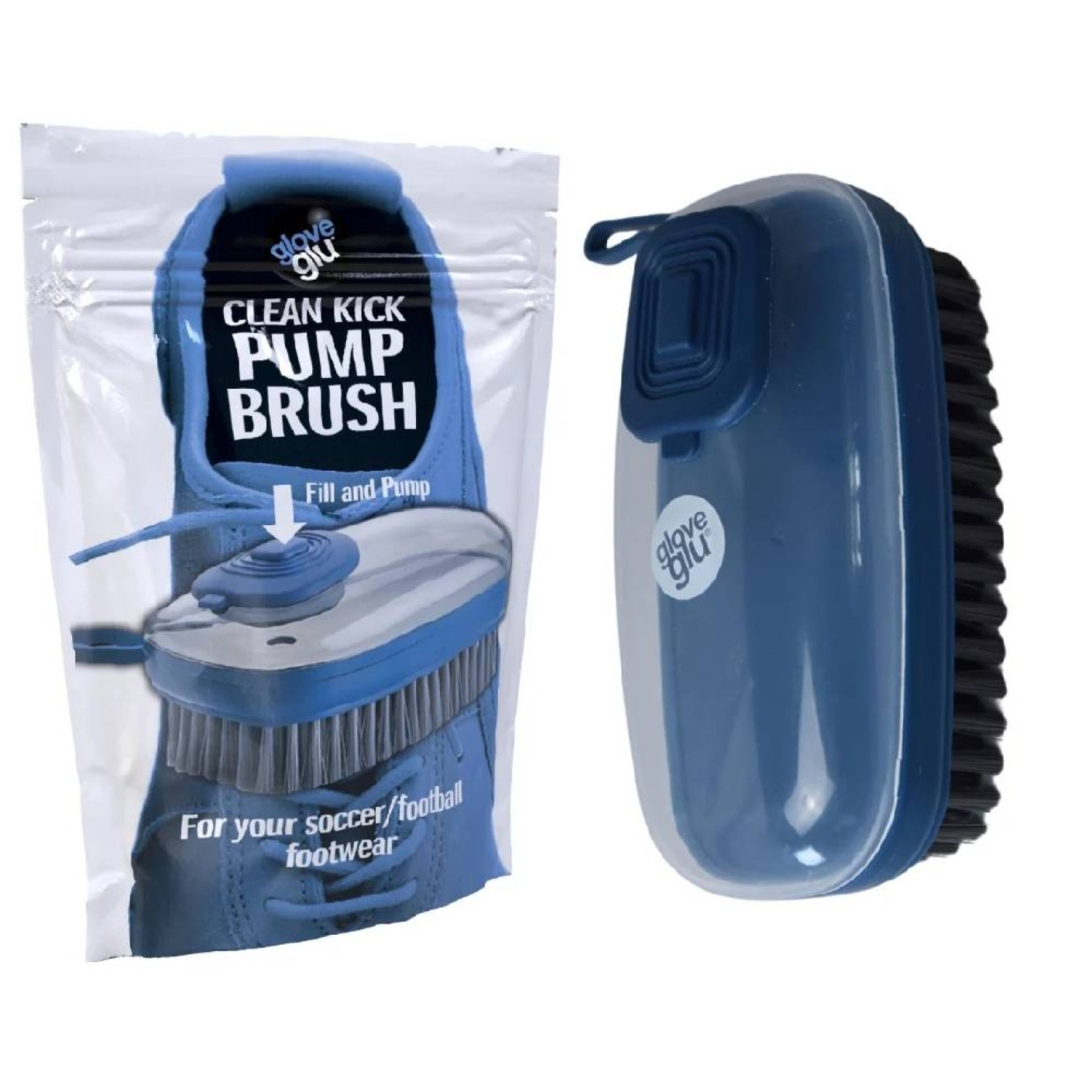 Gloveglu Clean Kick Pump Brush Schoenborstel