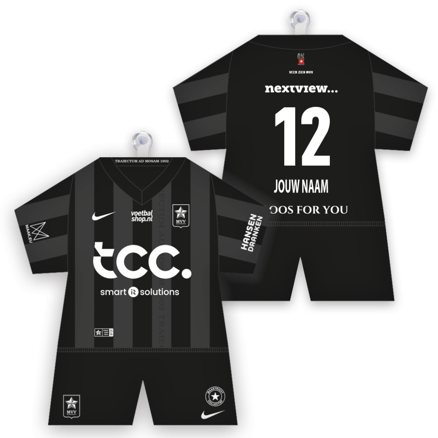 MVV Maastricht Maxidress Uitshirt 2025-2026 Gepersonaliseerd