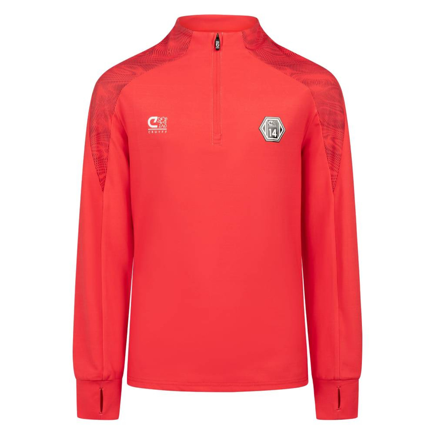Cruyff Mellite Trainingstrui 1/4-Zip Kids Rood