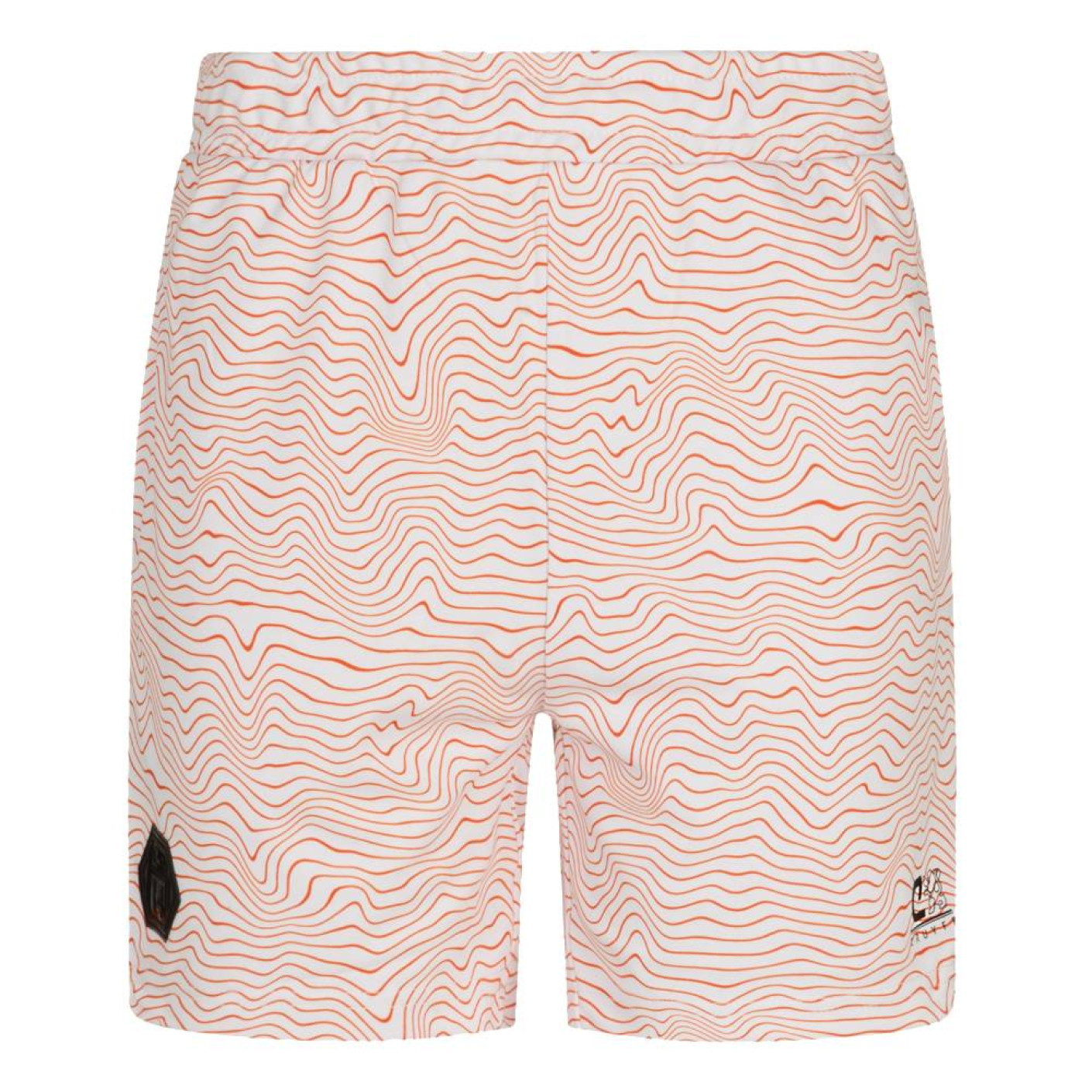 Shorts Cruyff Icone pour Enfants, orange et blanc