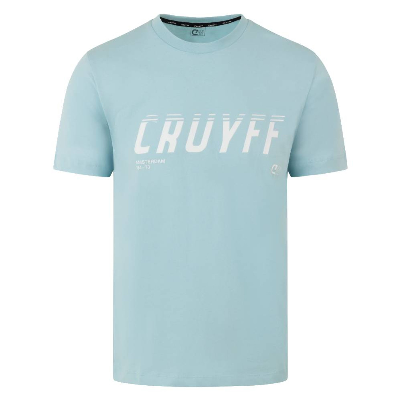 T-shirt Cruyff League bleu clair blanc
