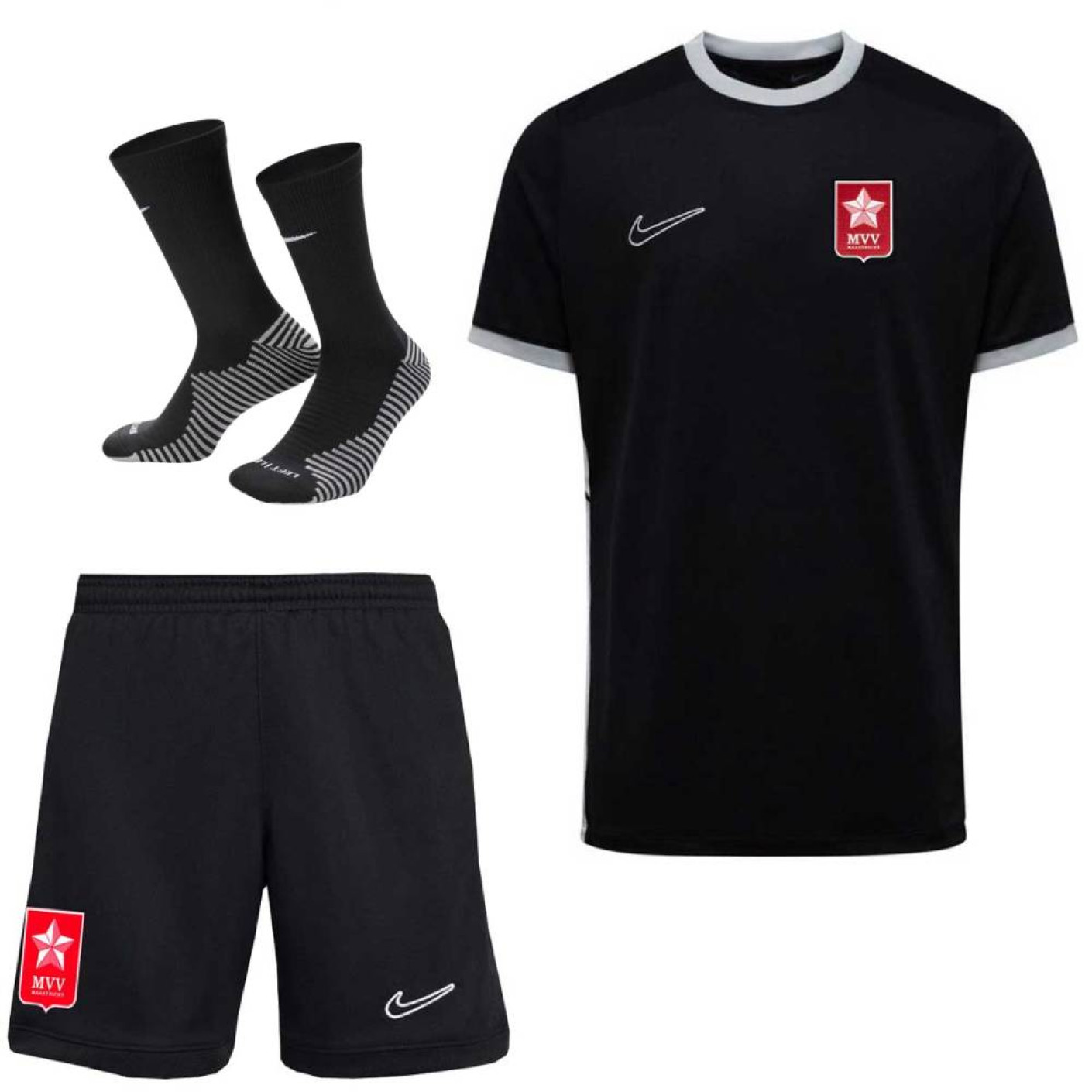 Nike MVV Maastricht Trainingsset 2025-2026 Kids Zwart