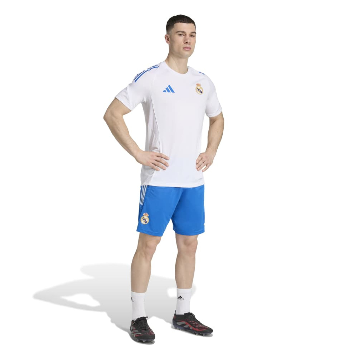 adidas Real Madrid Ensemble Training Europe 2025-2026 Blanc Bleu