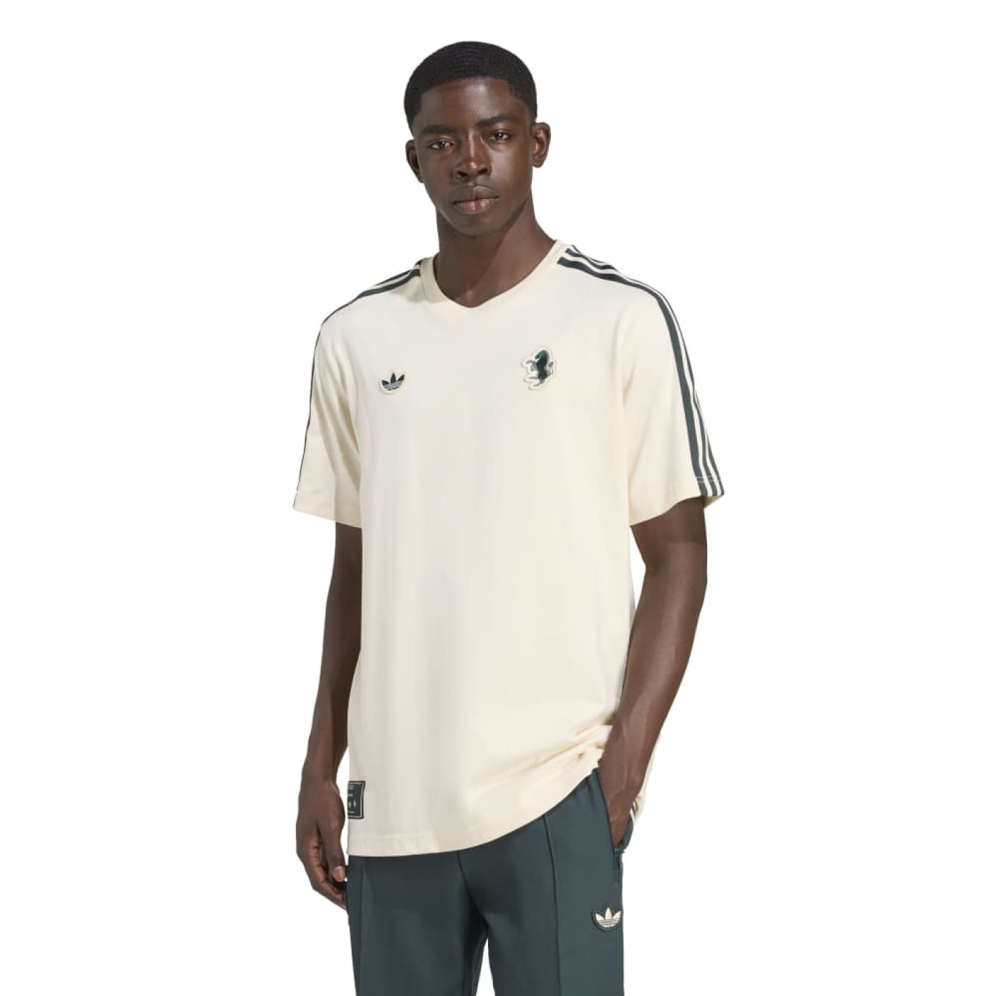adidas Juventus Terrace Icons T-Shirt Blanc Vert Foncé