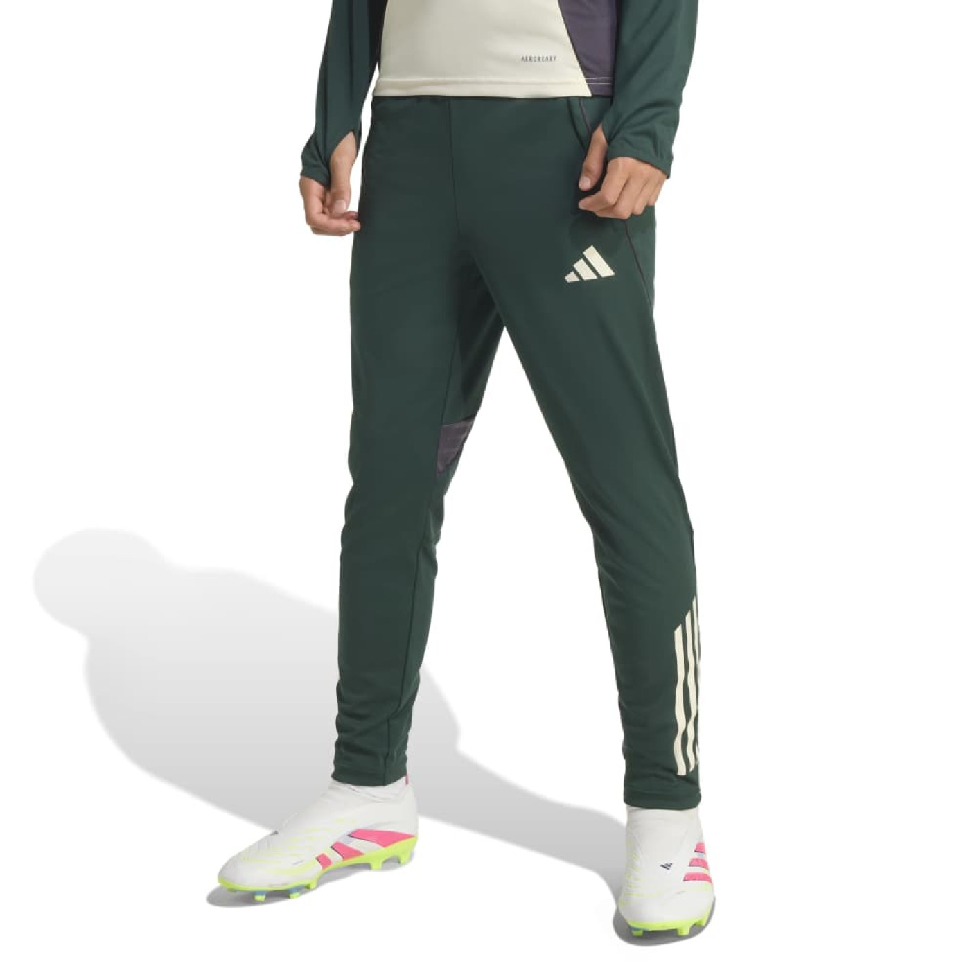 adidas Juventus Pantalon d'Entraînement Europe 2025-2026 Enfants Vert Beige Noir