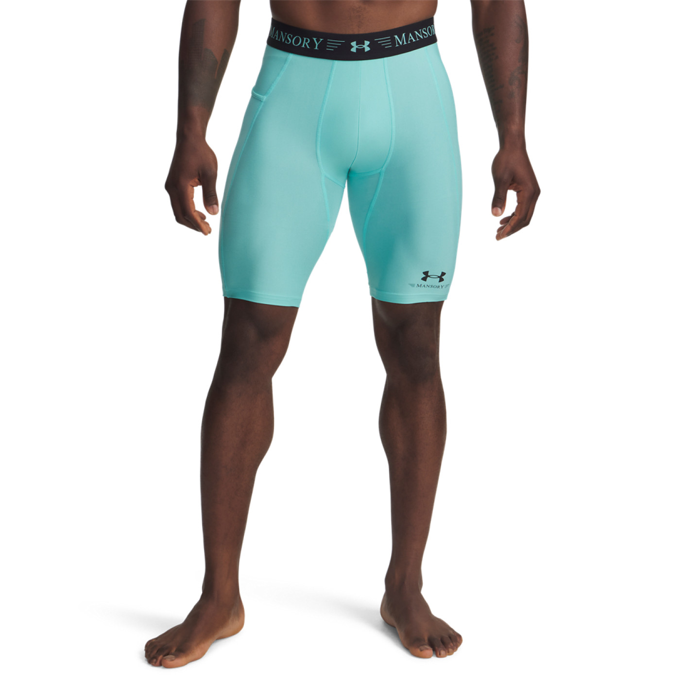 Under Armour x Mansory HG Comp Trainingsbroekje Turquoise Zwart