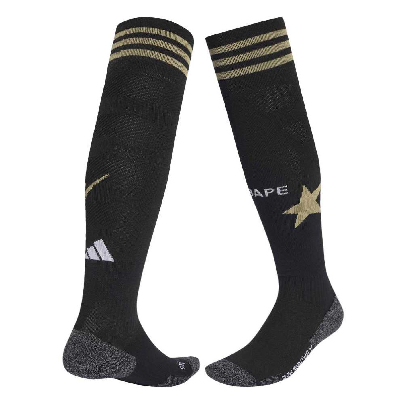 adidas x BAPE Chaussettes de Foot Noir Doré
