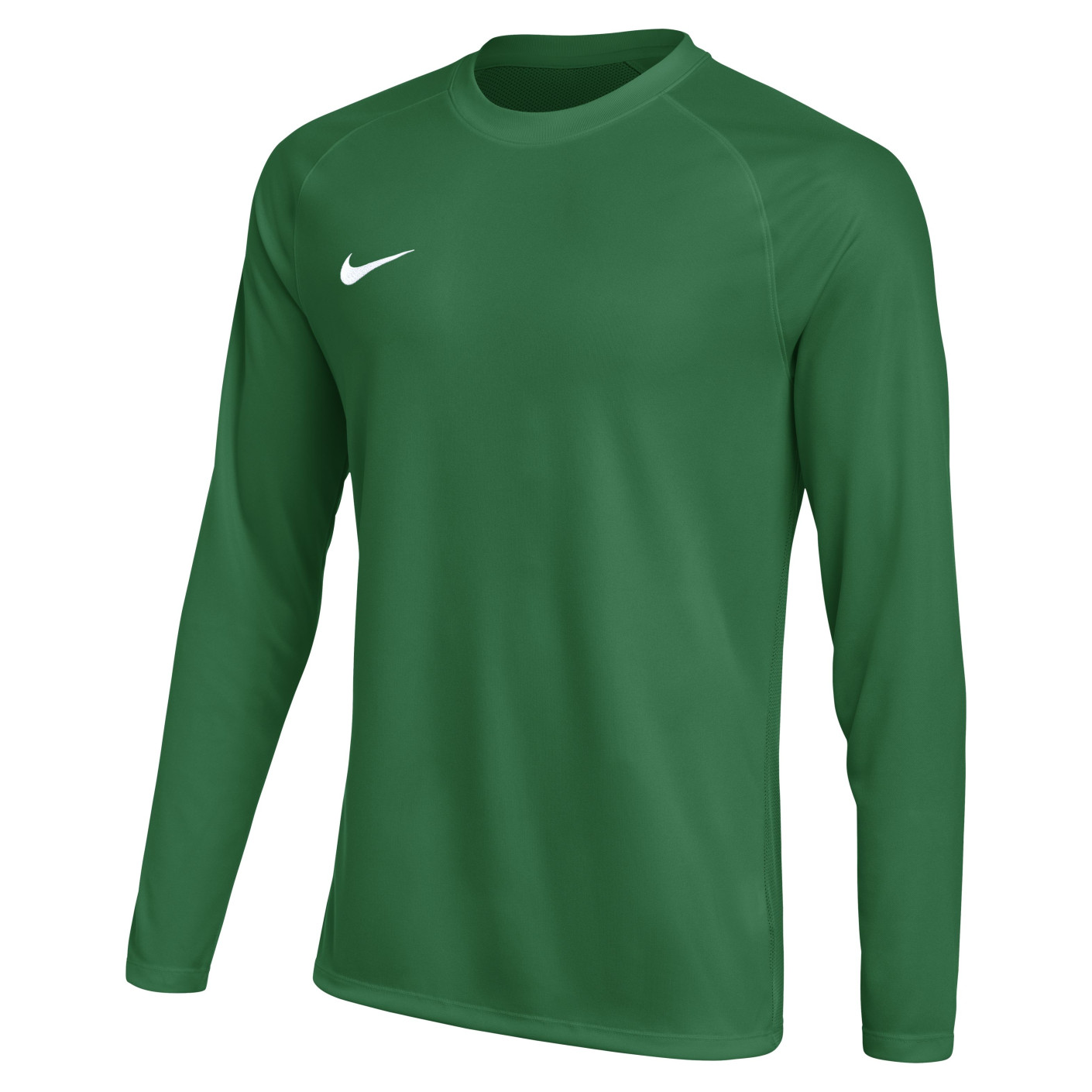 Maillot de football à manches longues Nike Dri-FIT Park VIII vert foncé et blanc