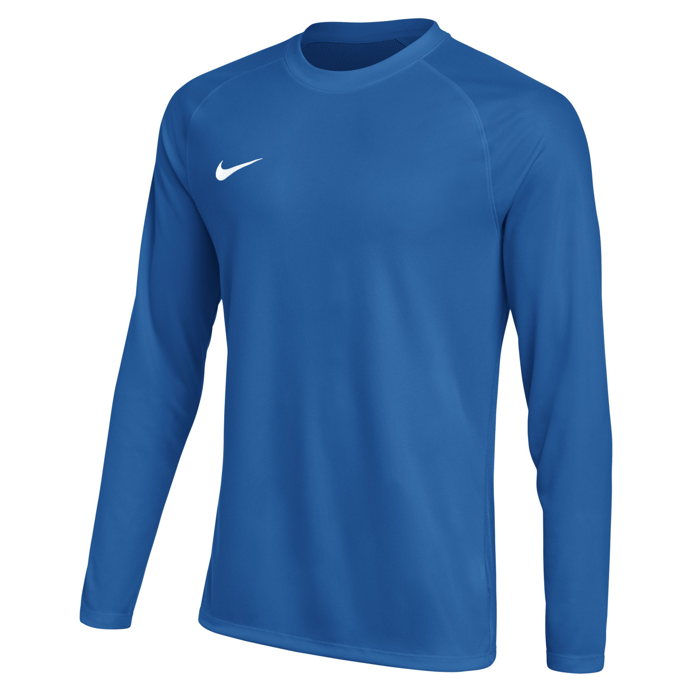 Maillot De Football À Manches Longues Nike Dri-FIT Park VIII Pour Enfants, Bleu Et Blanc